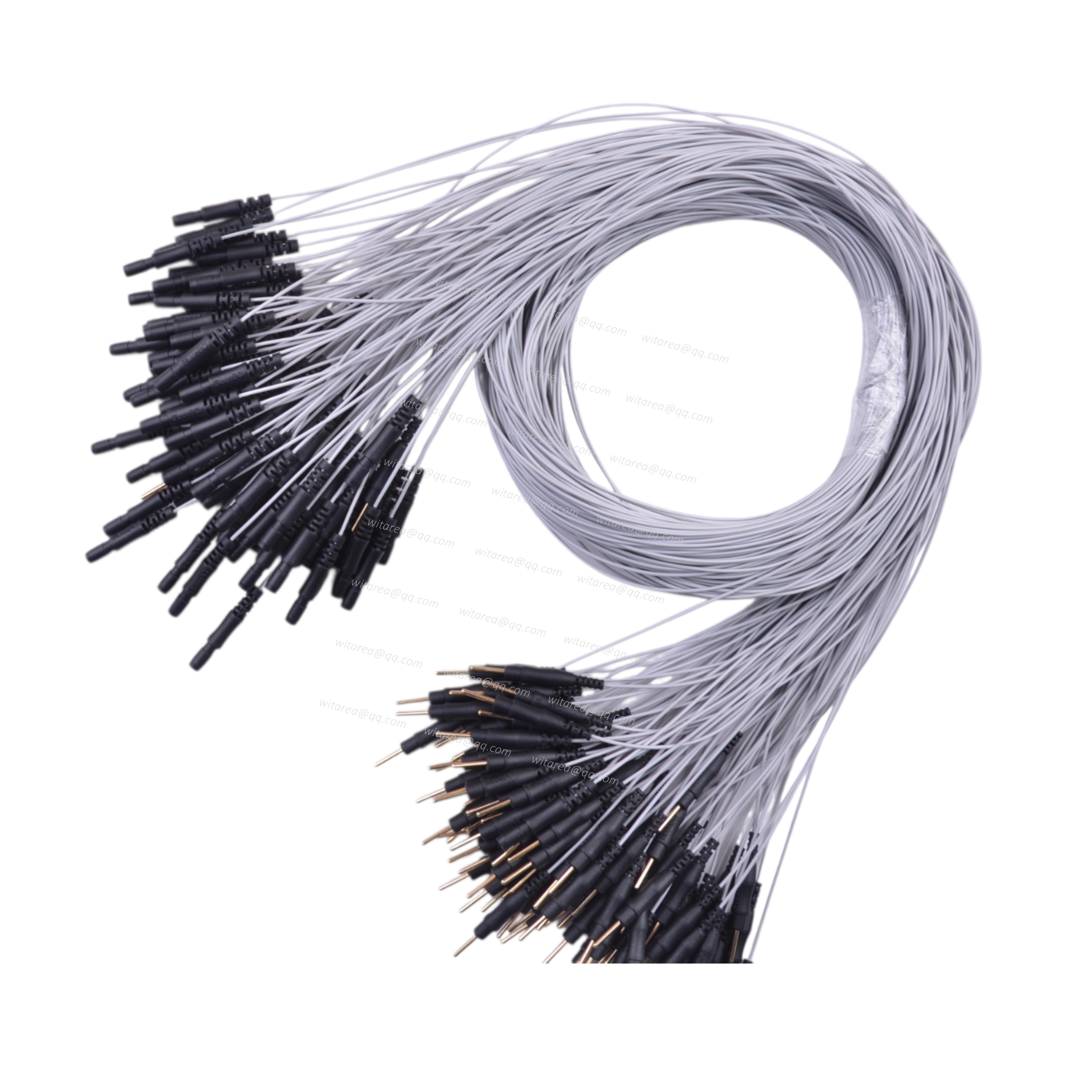 Reusable touchproof male to touchproof female lead extension cables