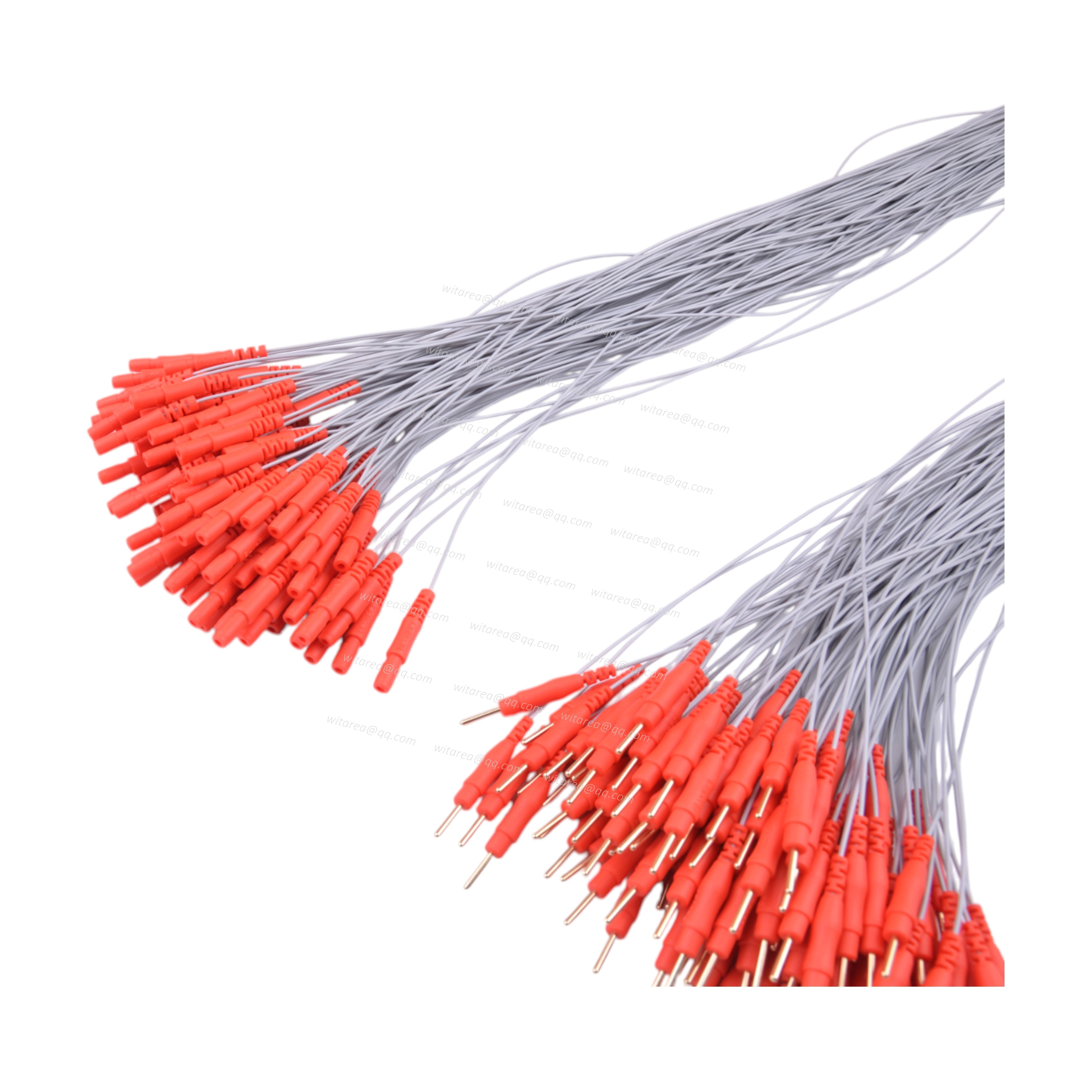 Reusable touchproof male to touchproof female lead extension cables