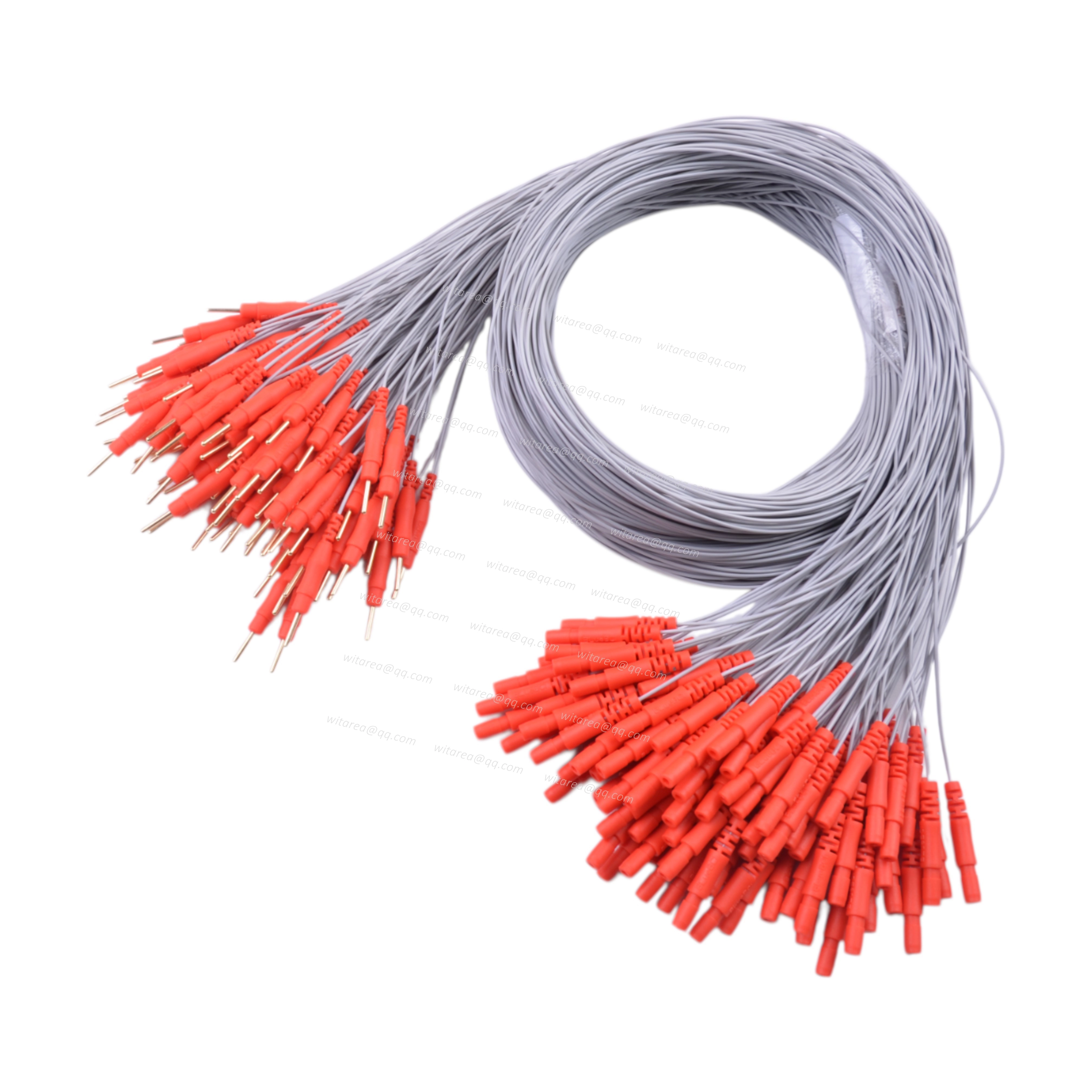 Reusable touchproof male to touchproof female lead extension cables