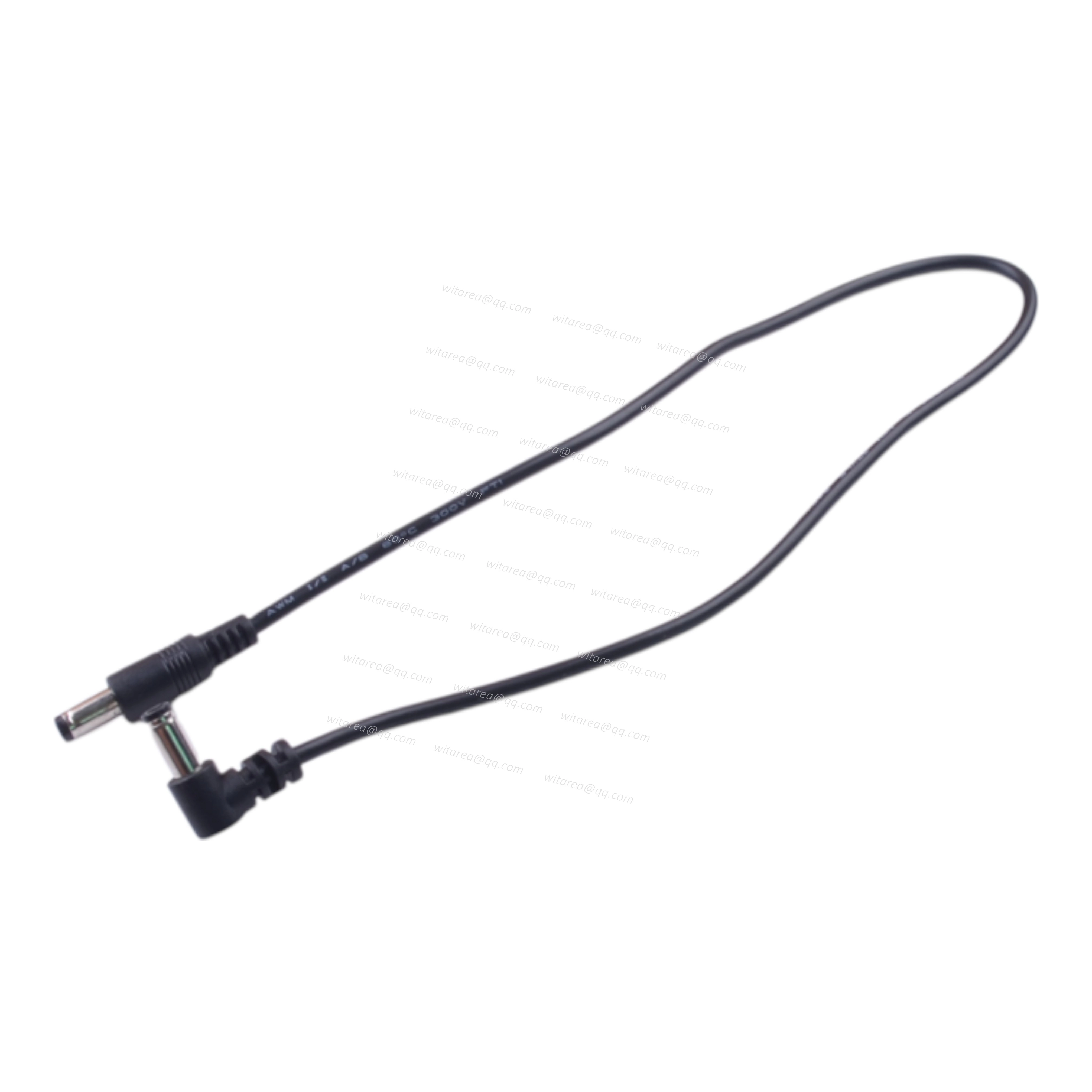 Angled DC5521 Connector Cable male to male