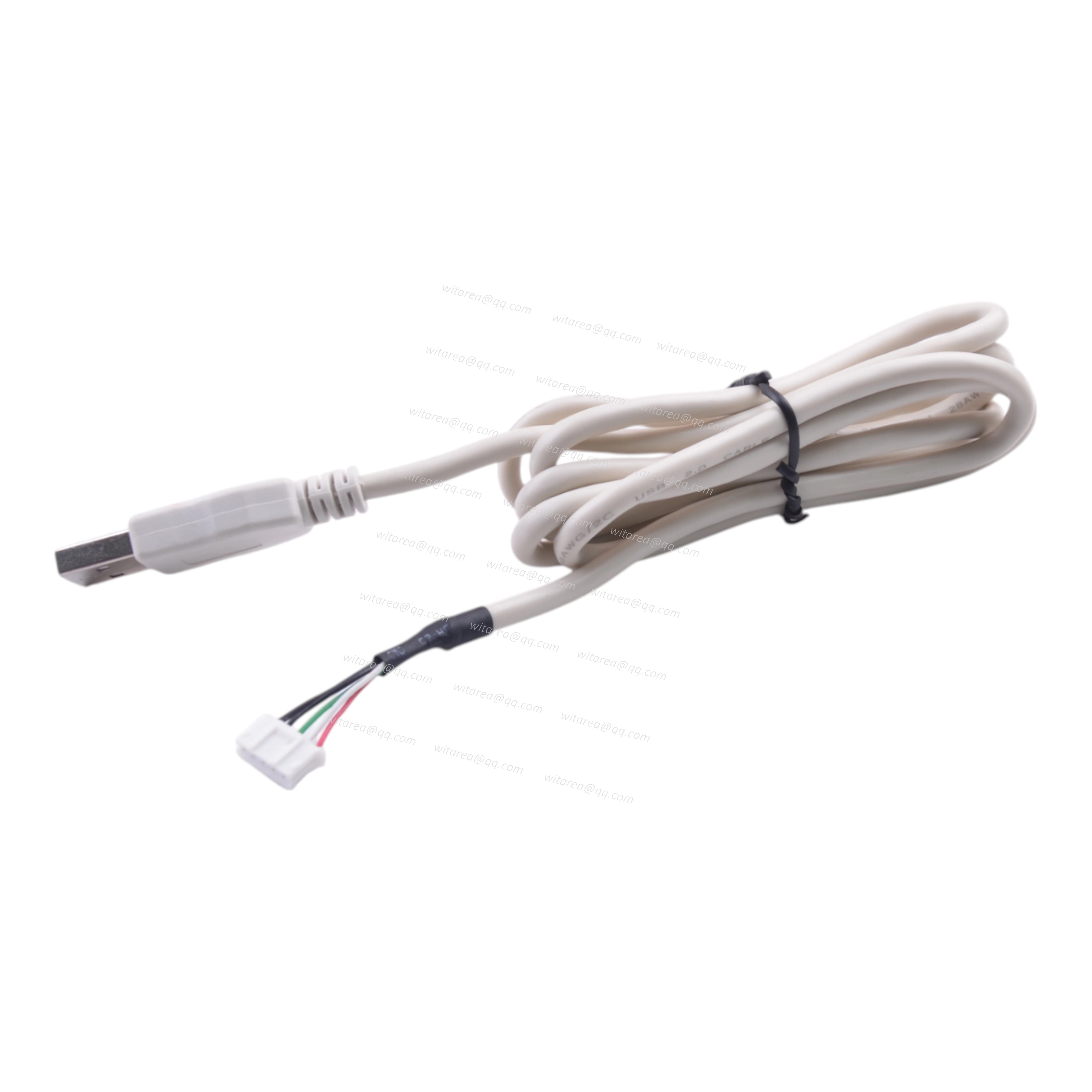 USB A 2.0 Male to 5-Pin Molex PicoBlade Male Cable