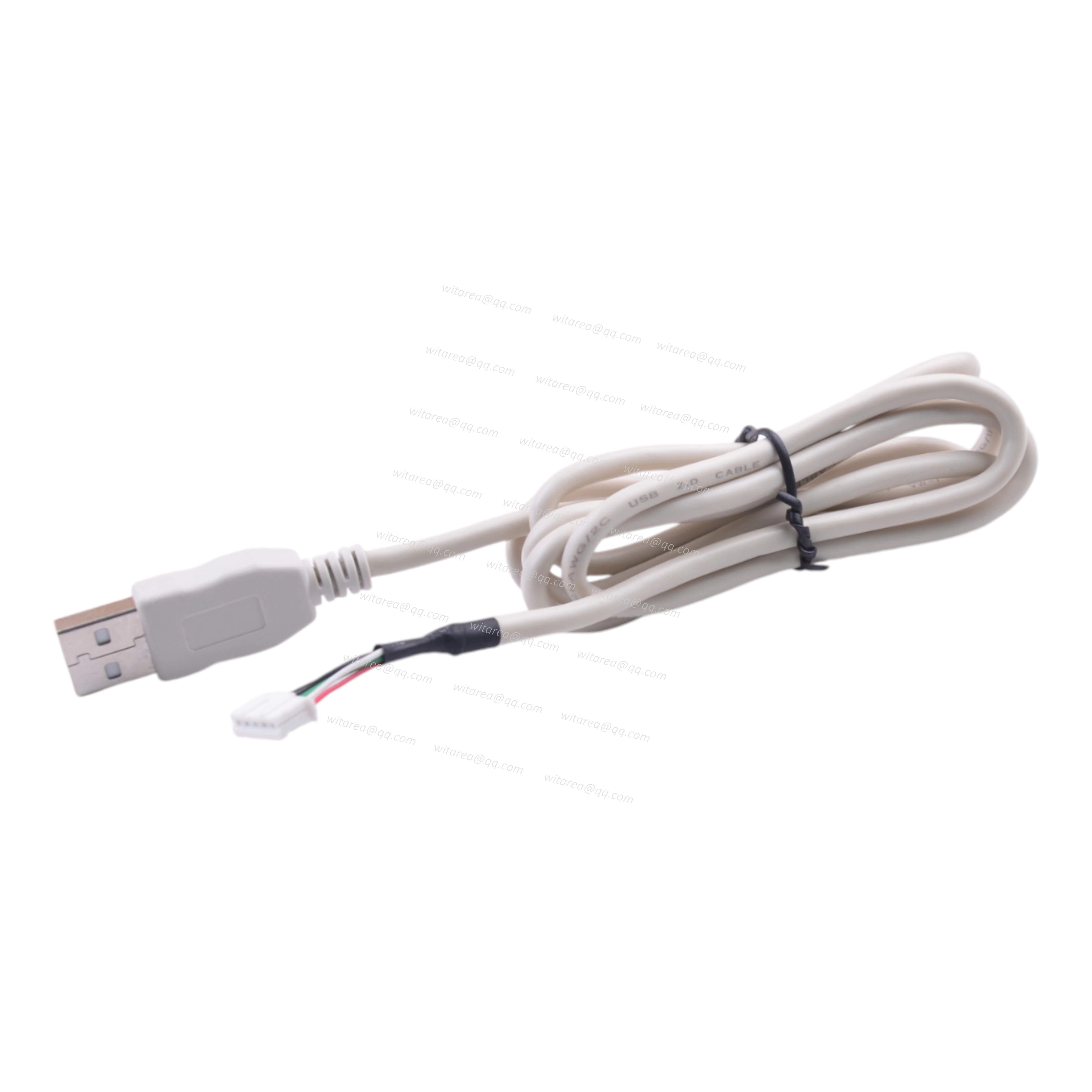 USB A 2.0 Male to 5-Pin Molex PicoBlade Male Cable