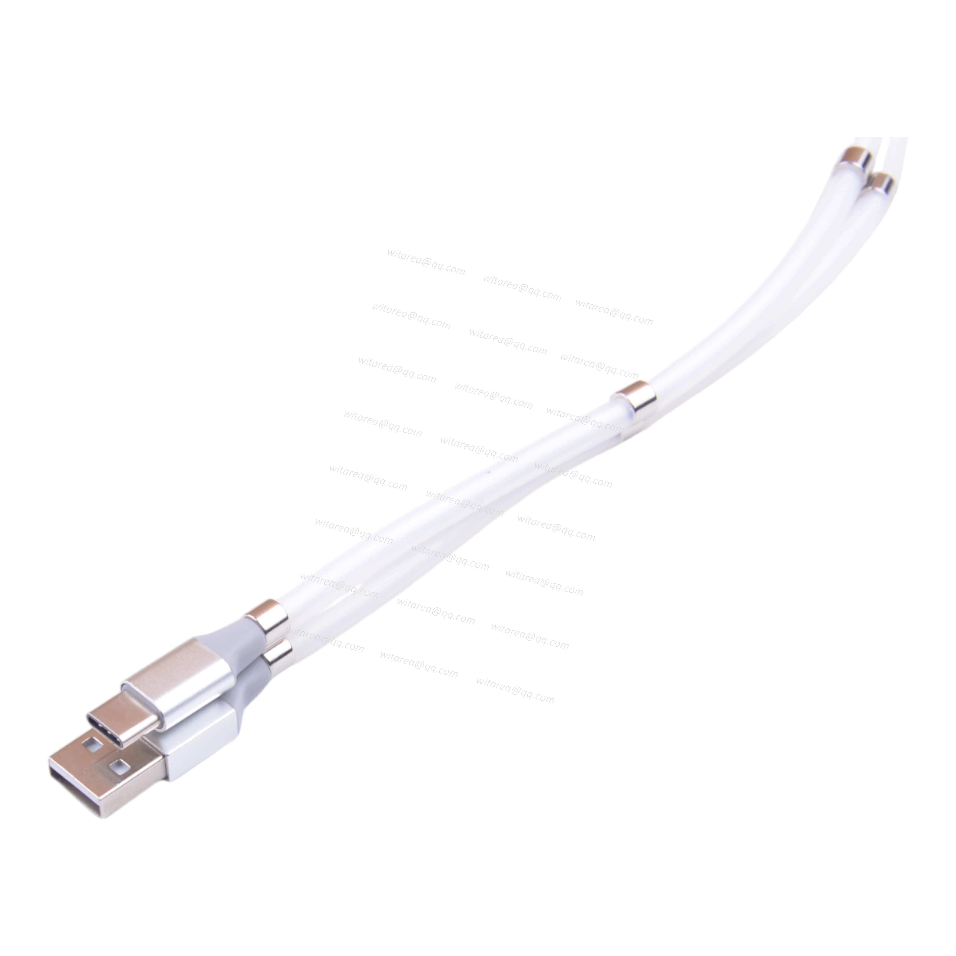 Magnetic Self Winding USB C Cable