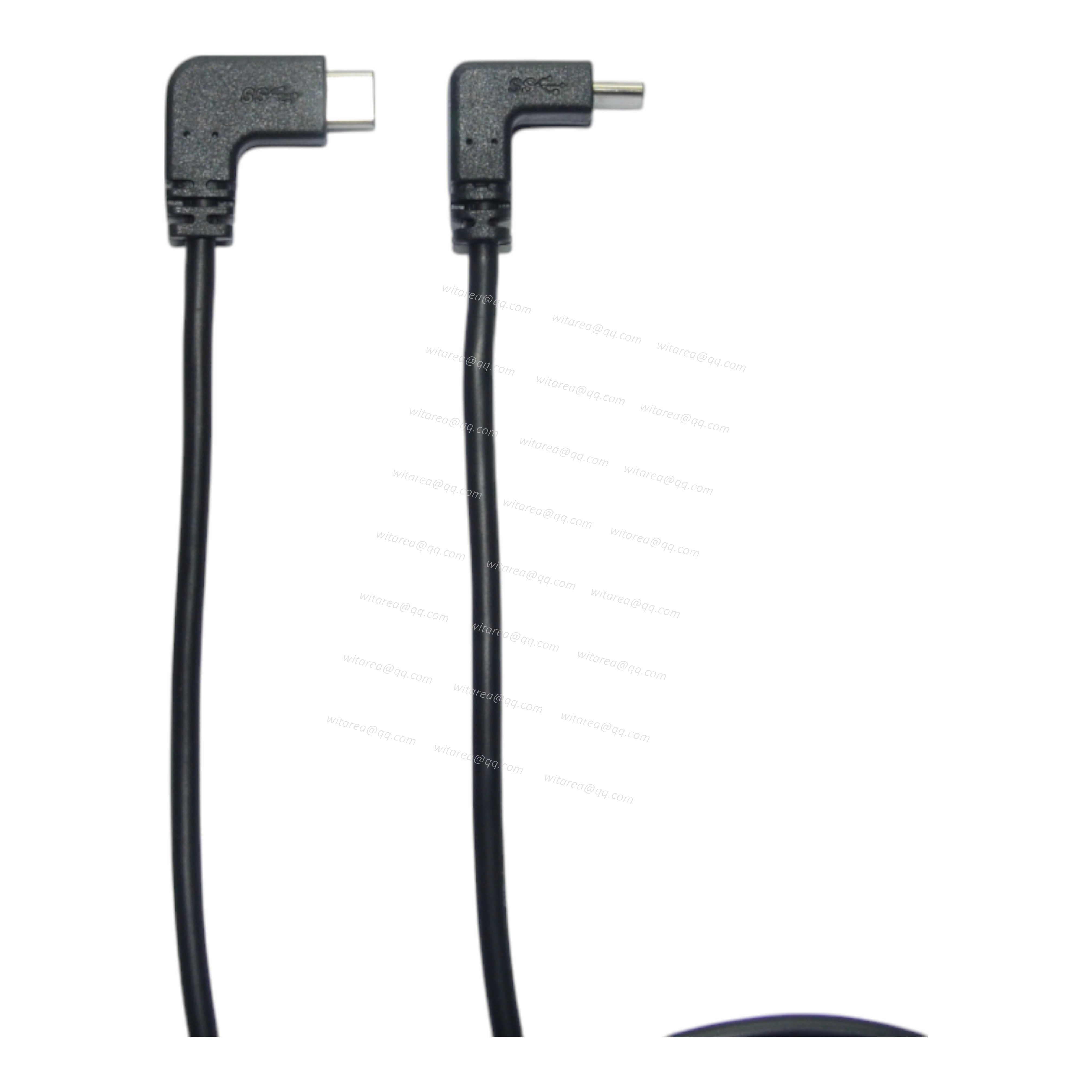90 Degree USB 3.0 Type C Male to Male Cable