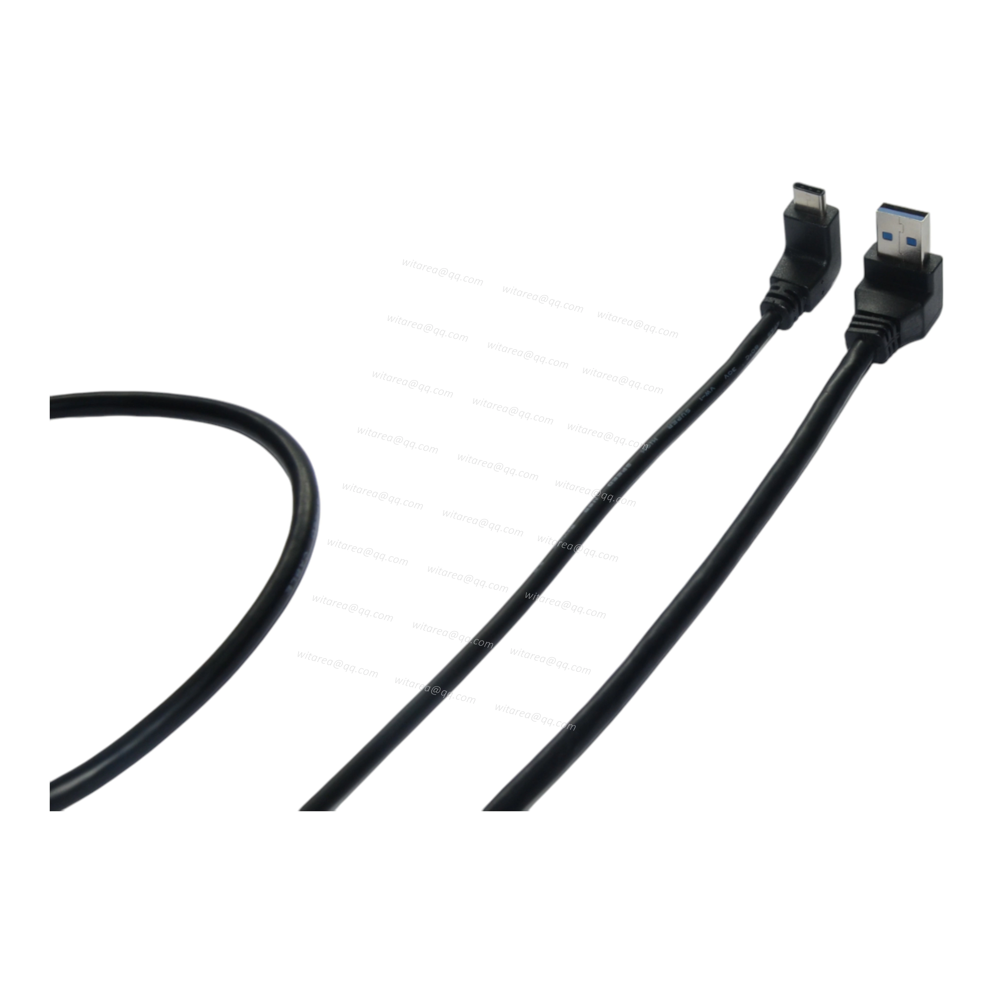 Up/Down Angled USB 3.0 AM to Up/Down Angled Type CM Cable