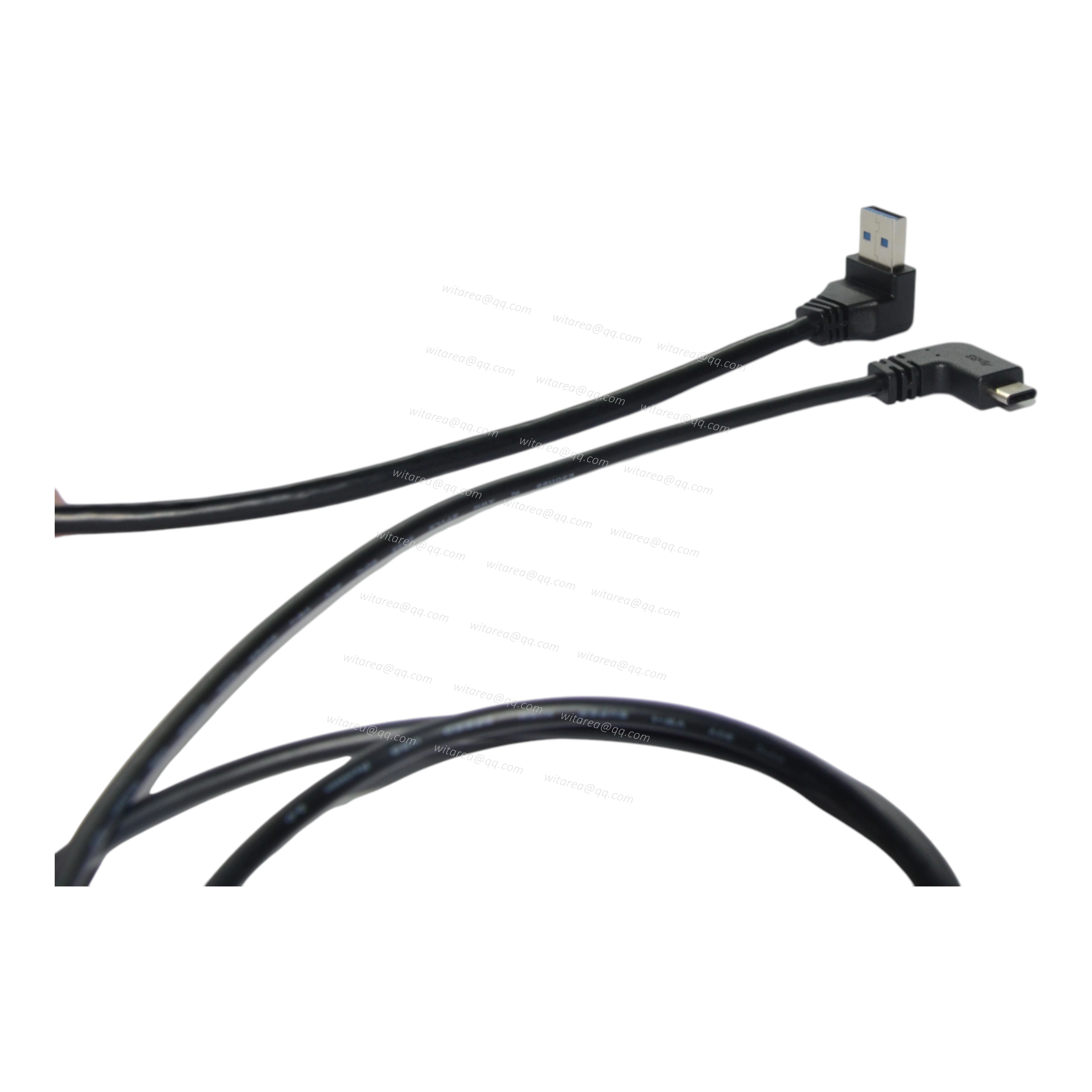Up/Down Angled USB 3.0 AM to Left/ Right Angled Type CM Cable