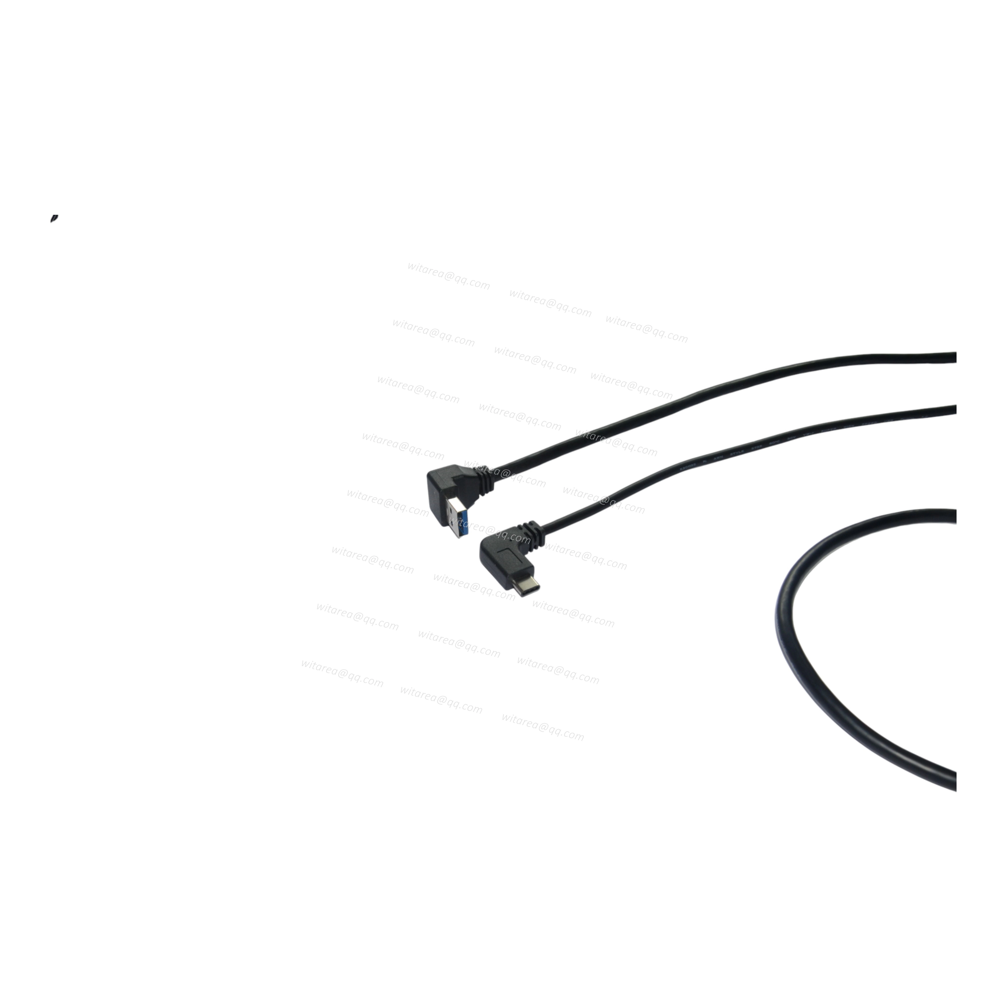 Up/Down Angled USB 3.0 AM to Left/ Right Angled Type CM Cable