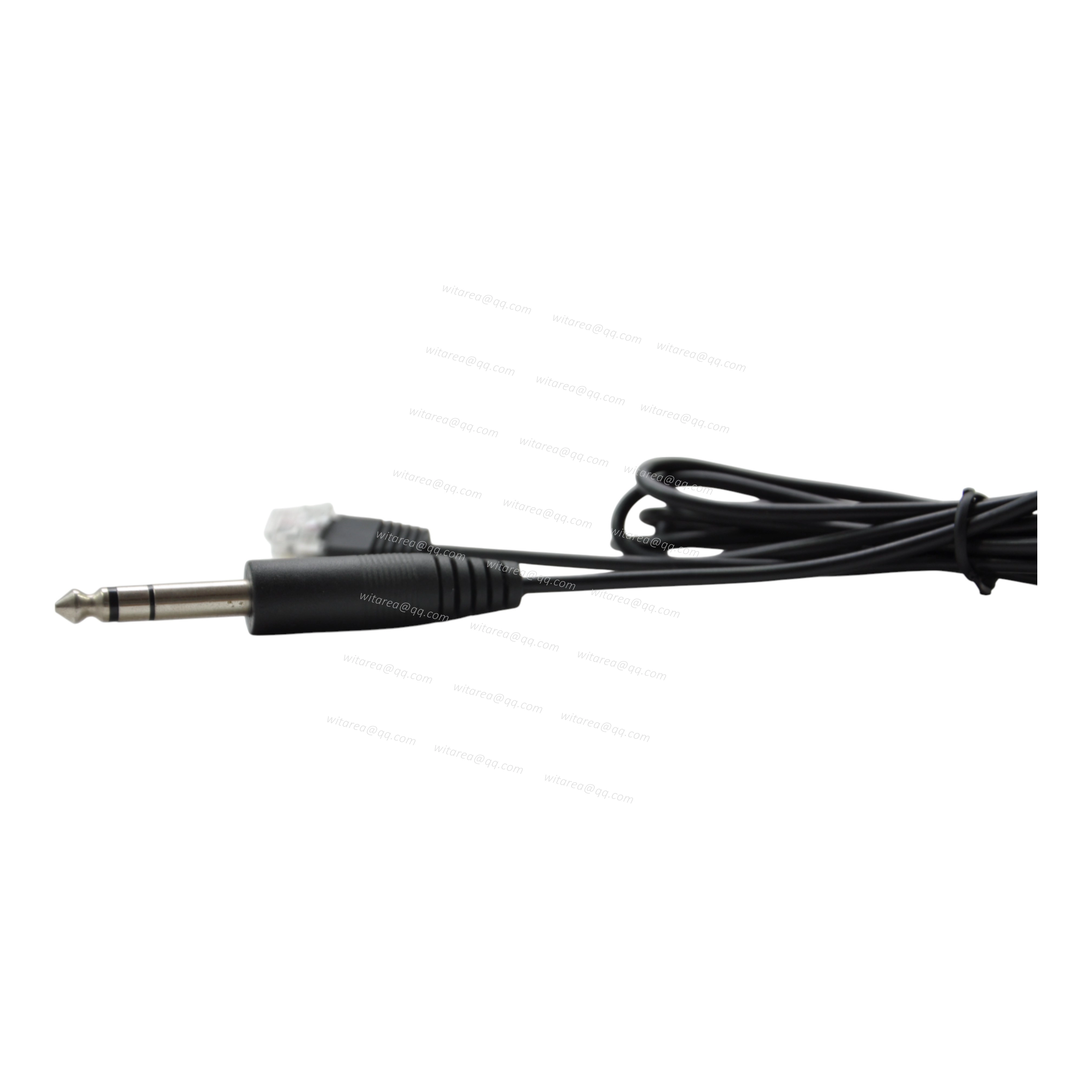 Custom 6.35mm Audio jack to RJ11 Cable