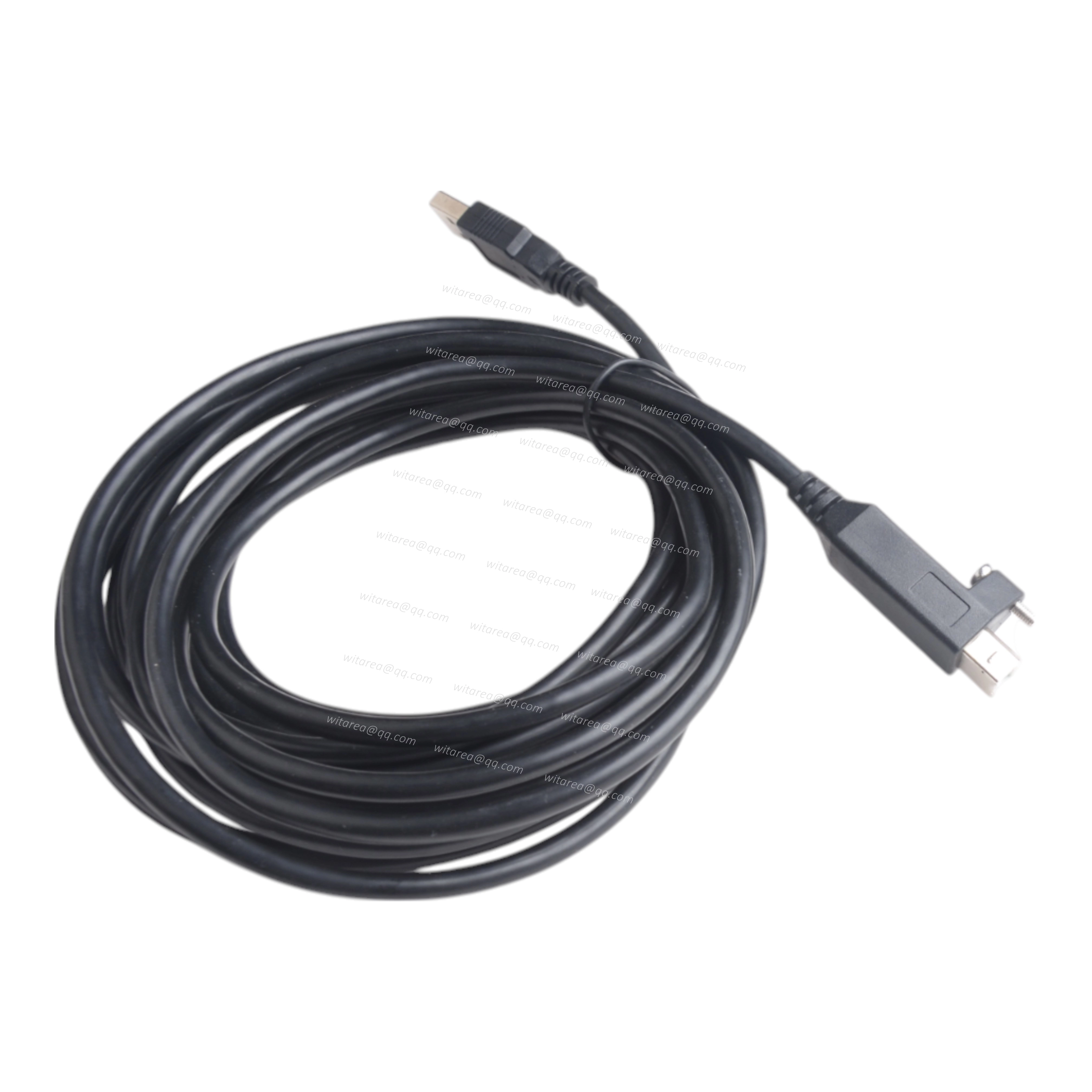 USB AM To USB BM With Single Screw Locking Cable