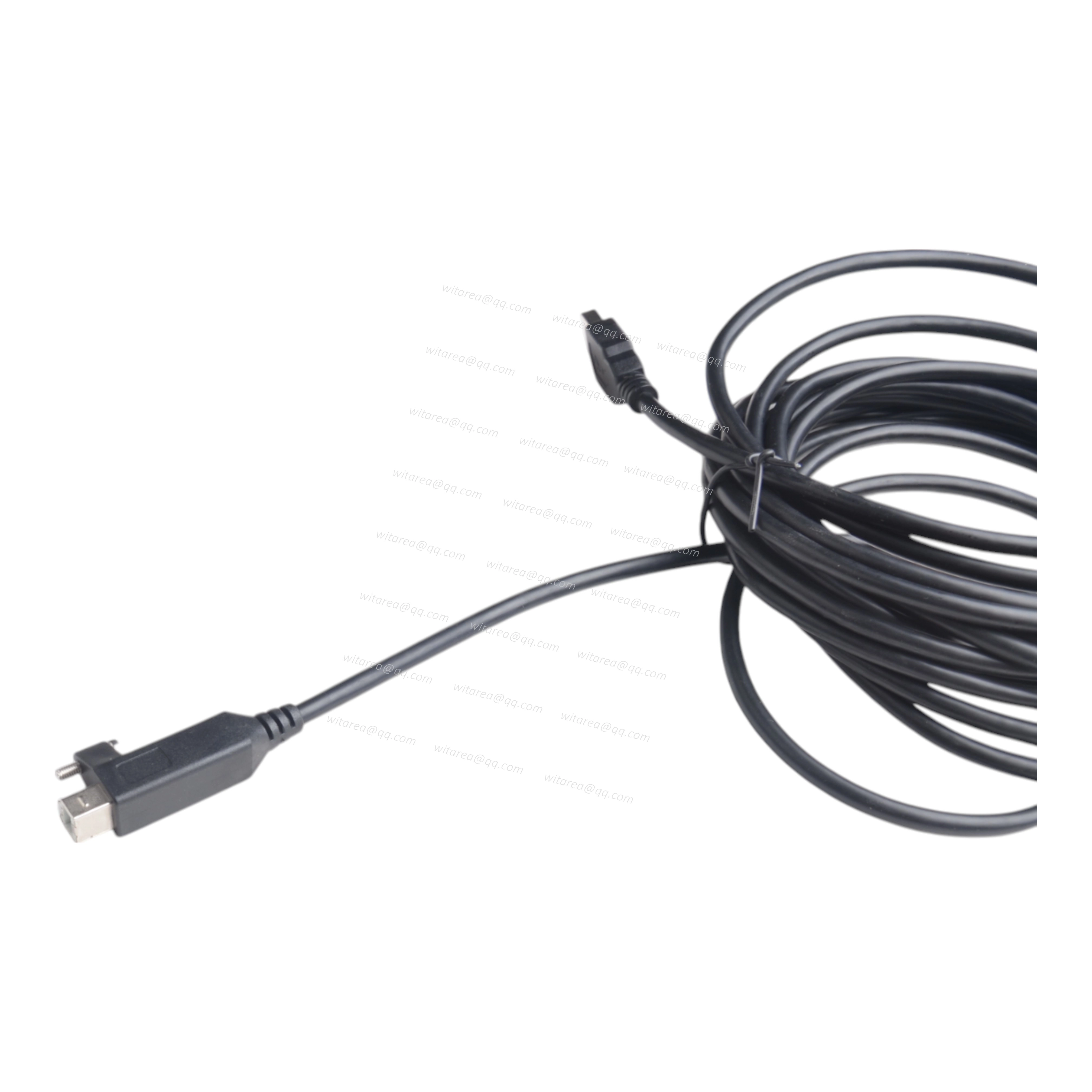 USB AM To USB BM With Single Screw Locking Cable