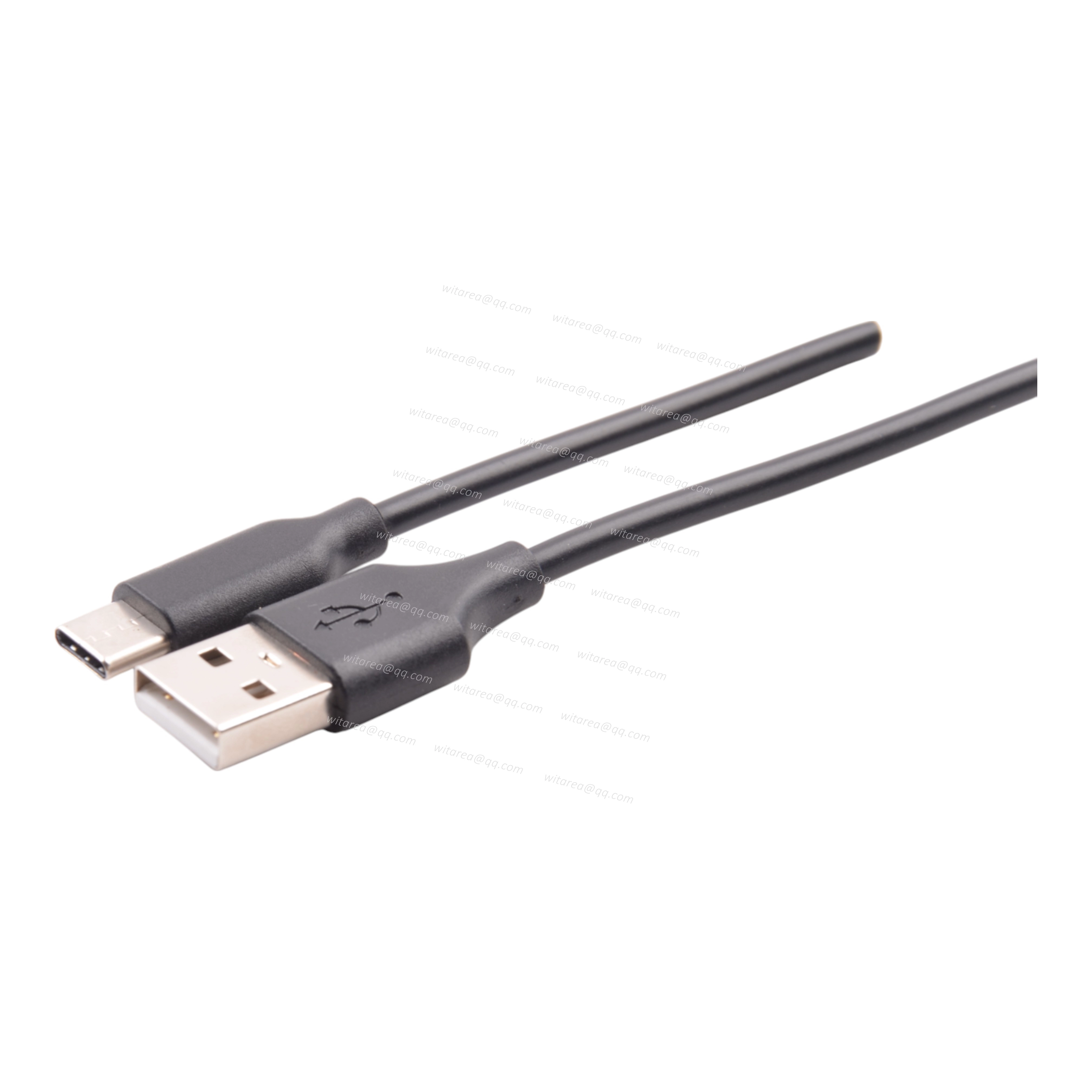 USB A Male to USB Type C Male Charging Cable