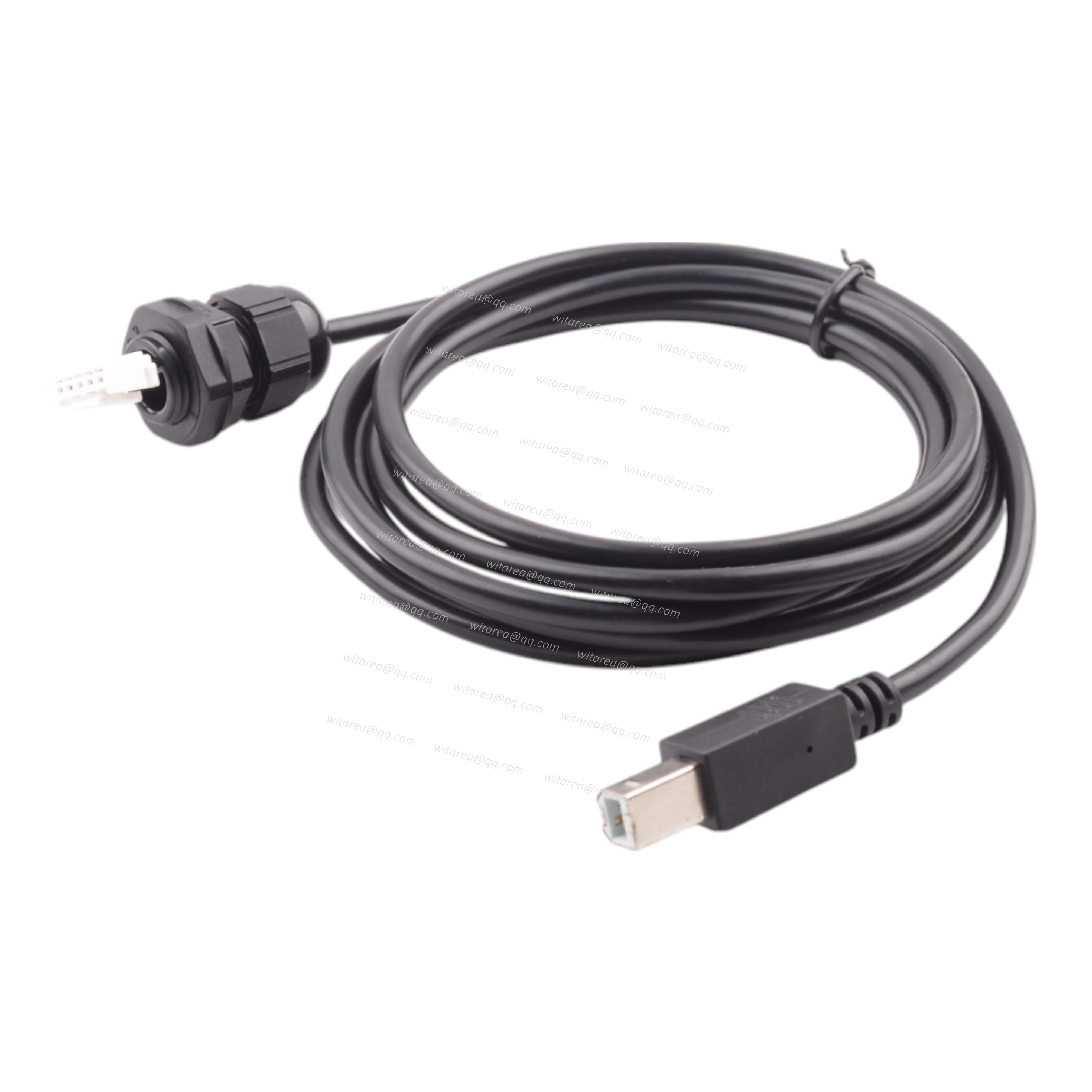 USB BM To Molex Connector With PG9 Waterproof Gland