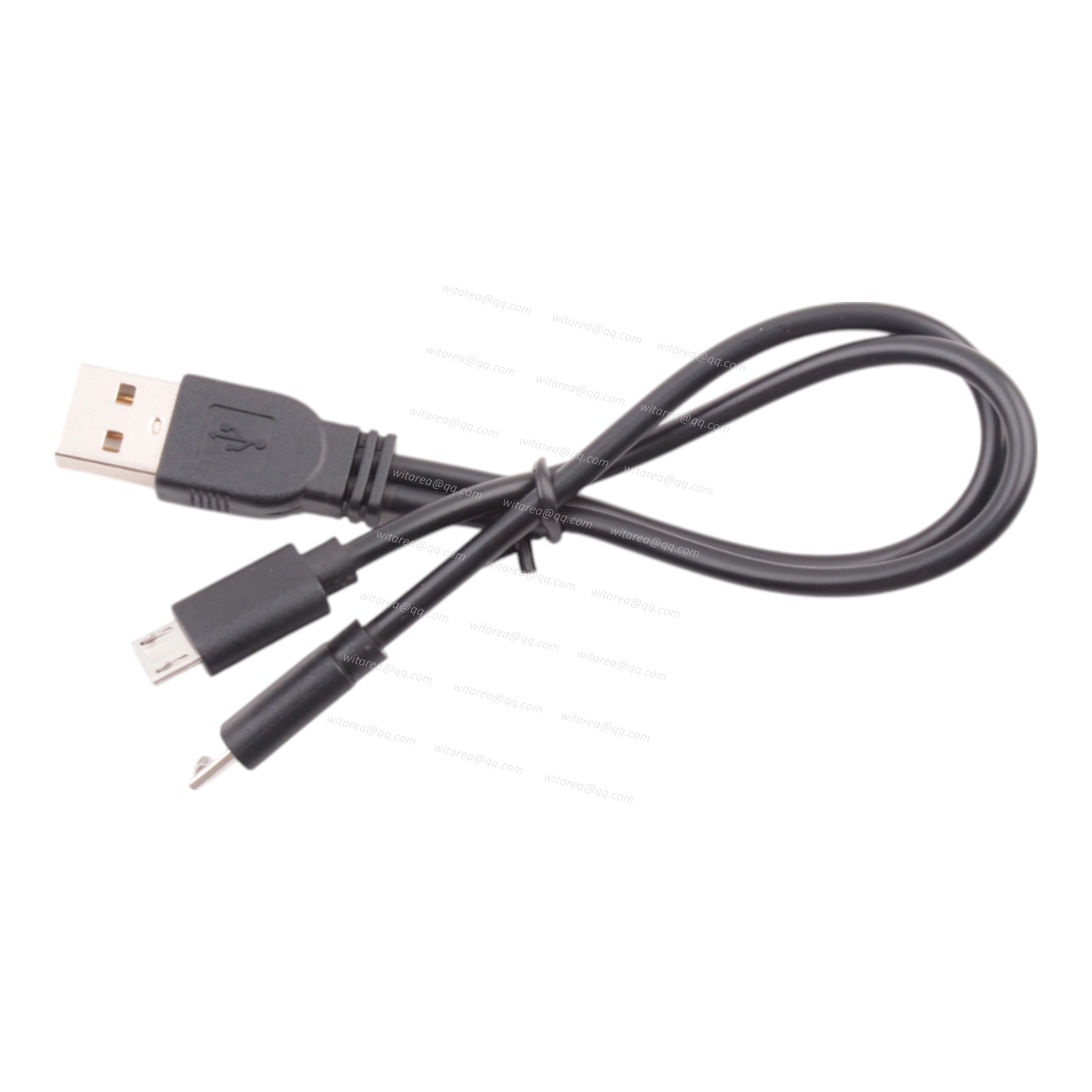 USB AM To Micro USB Y Cable