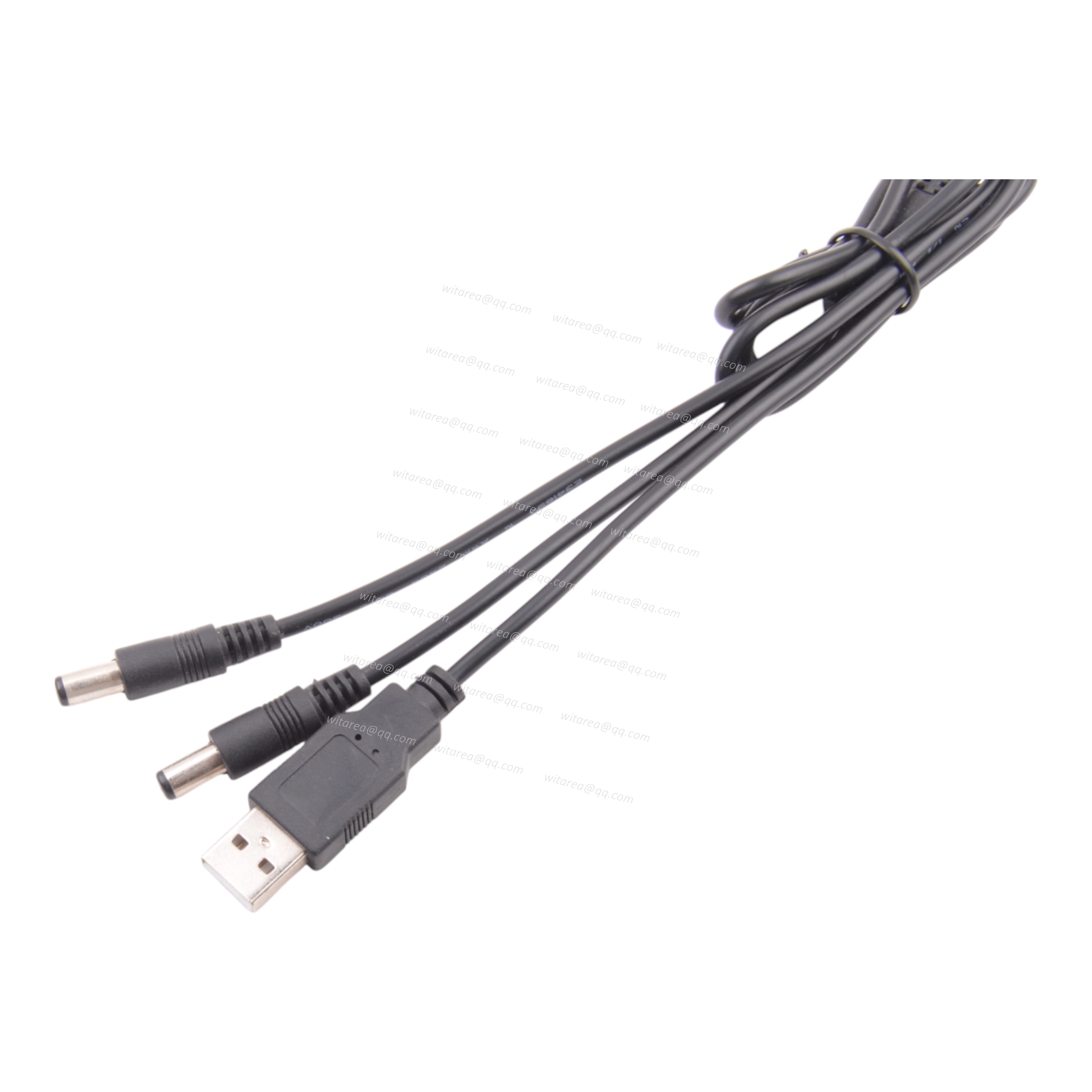 USB AM To DC5525 Splitter Cable
