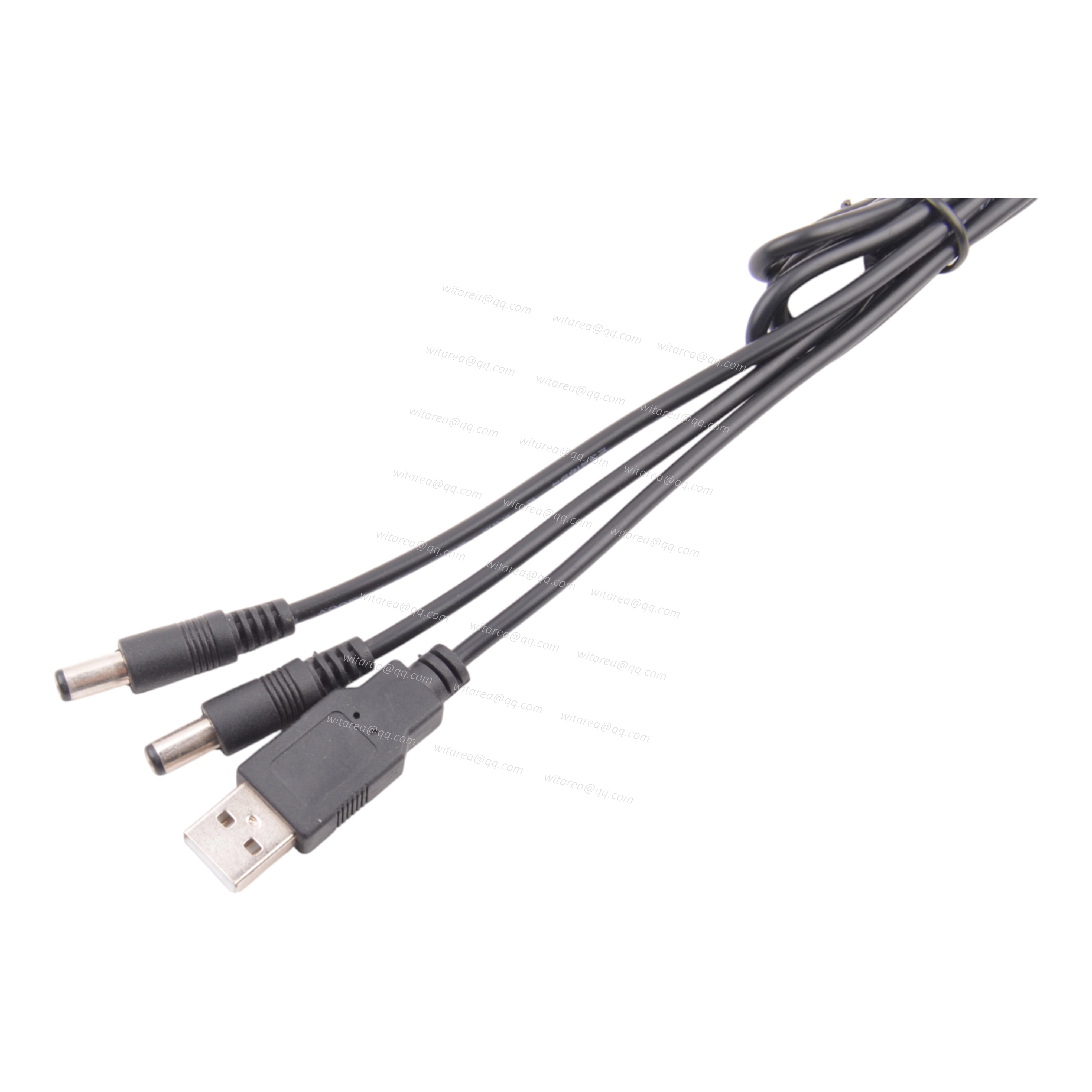 USB AM To DC5525 Splitter Cable