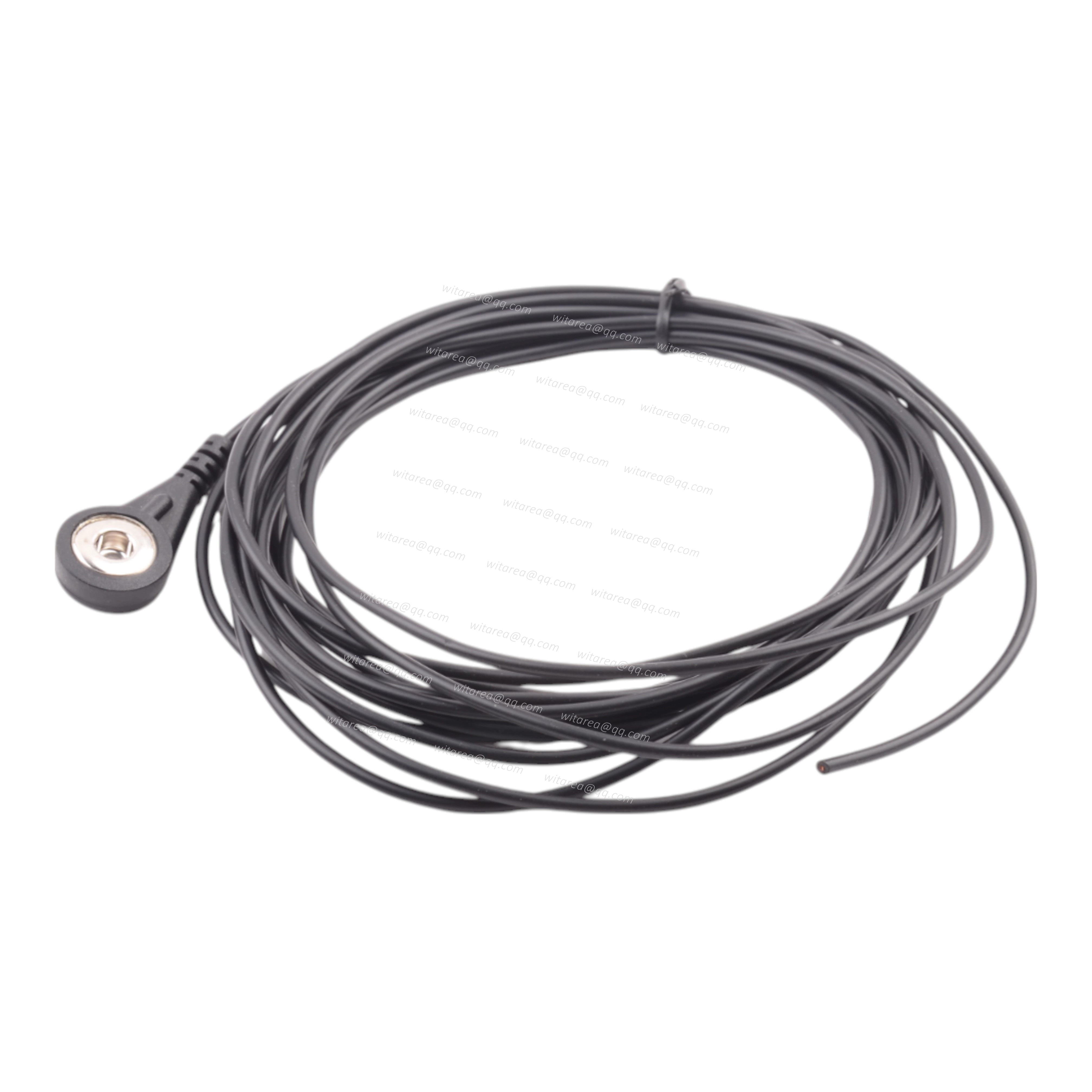 Electrode Snap To Open Ended Cable