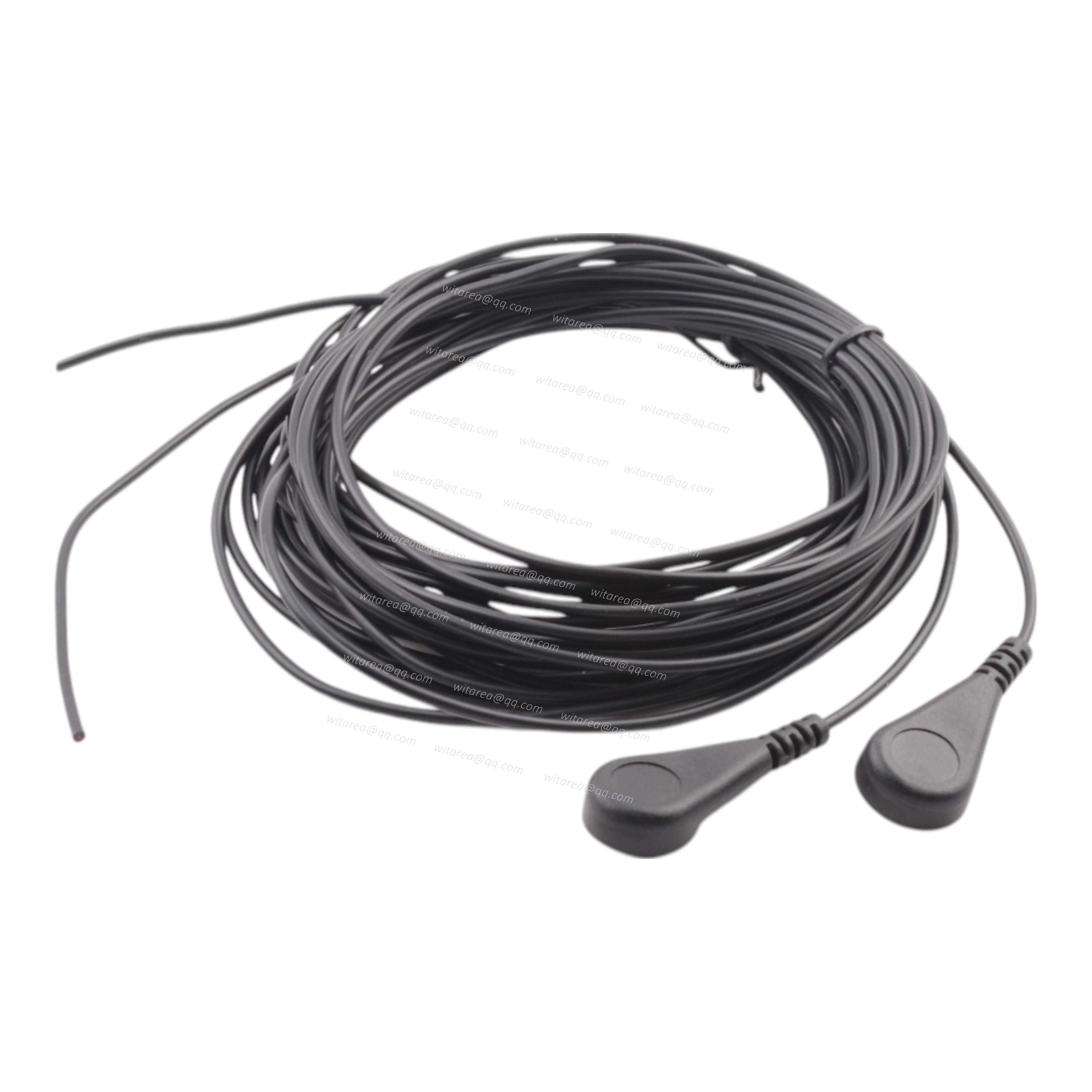 Electrode Snap To Open Ended Cable