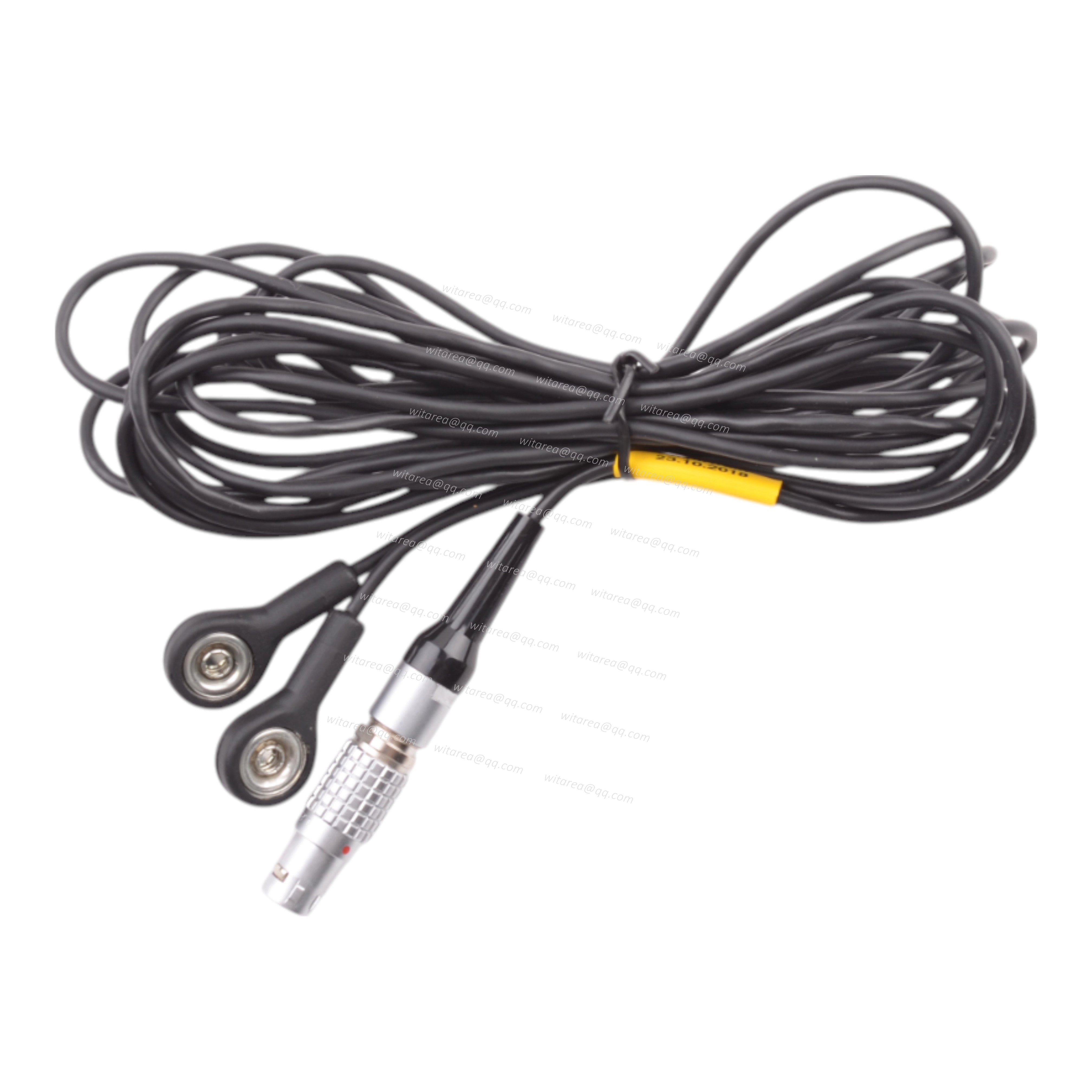 LEMO 1B Connector To Electrode Snap Cable