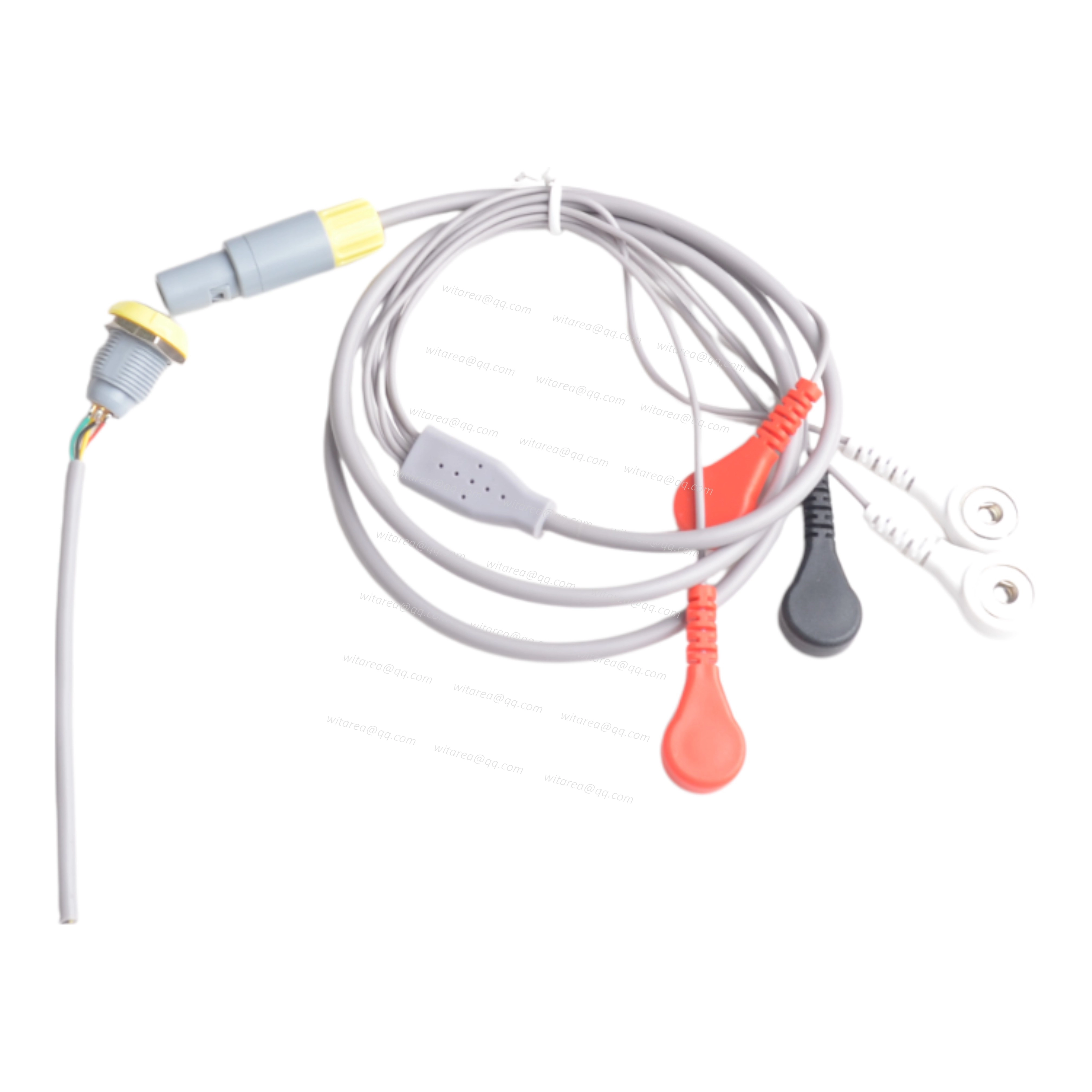 LEMO 5pin Connector To 5 Leads Electrode Snap Cable