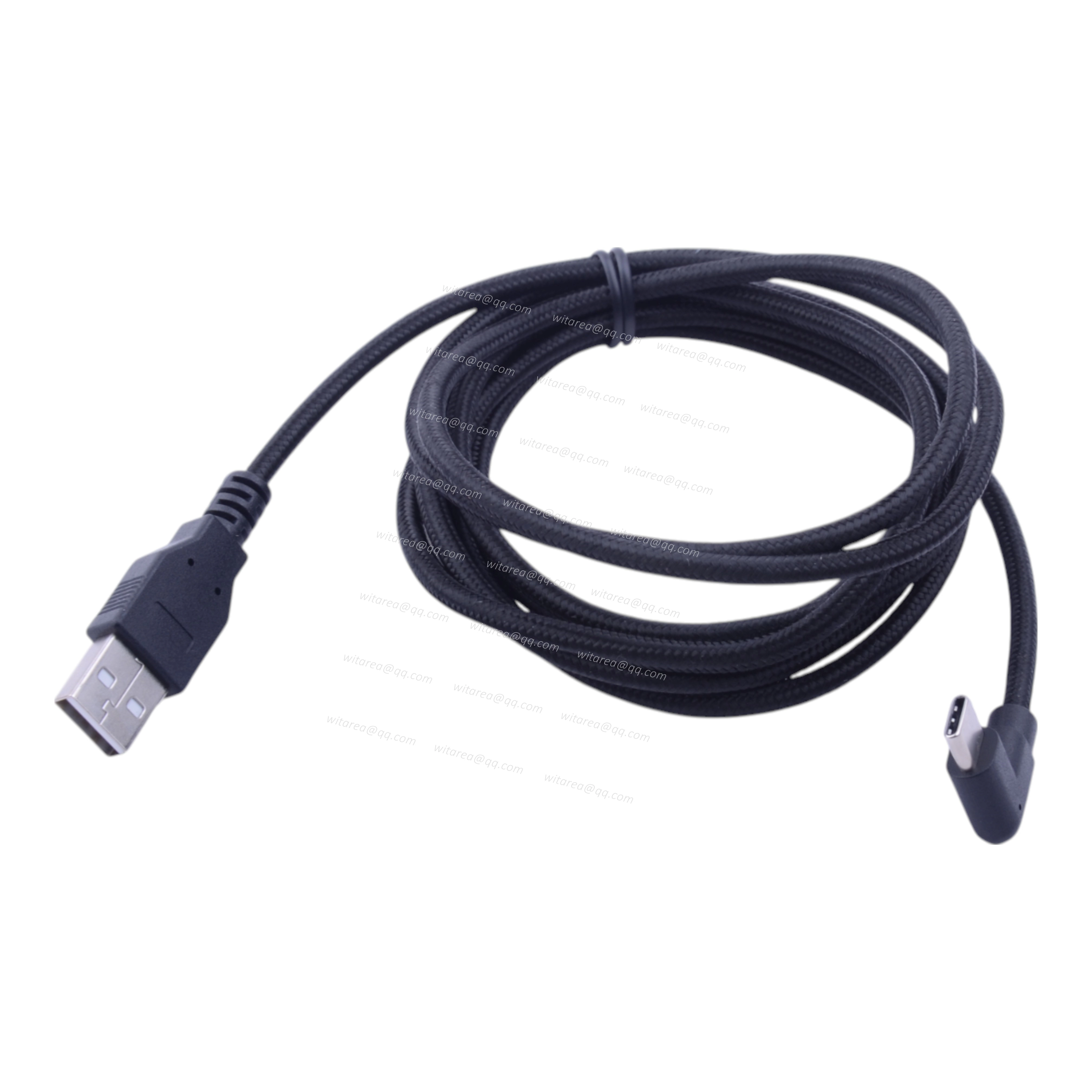 USB AM to Left / Right Angled Type C male cable