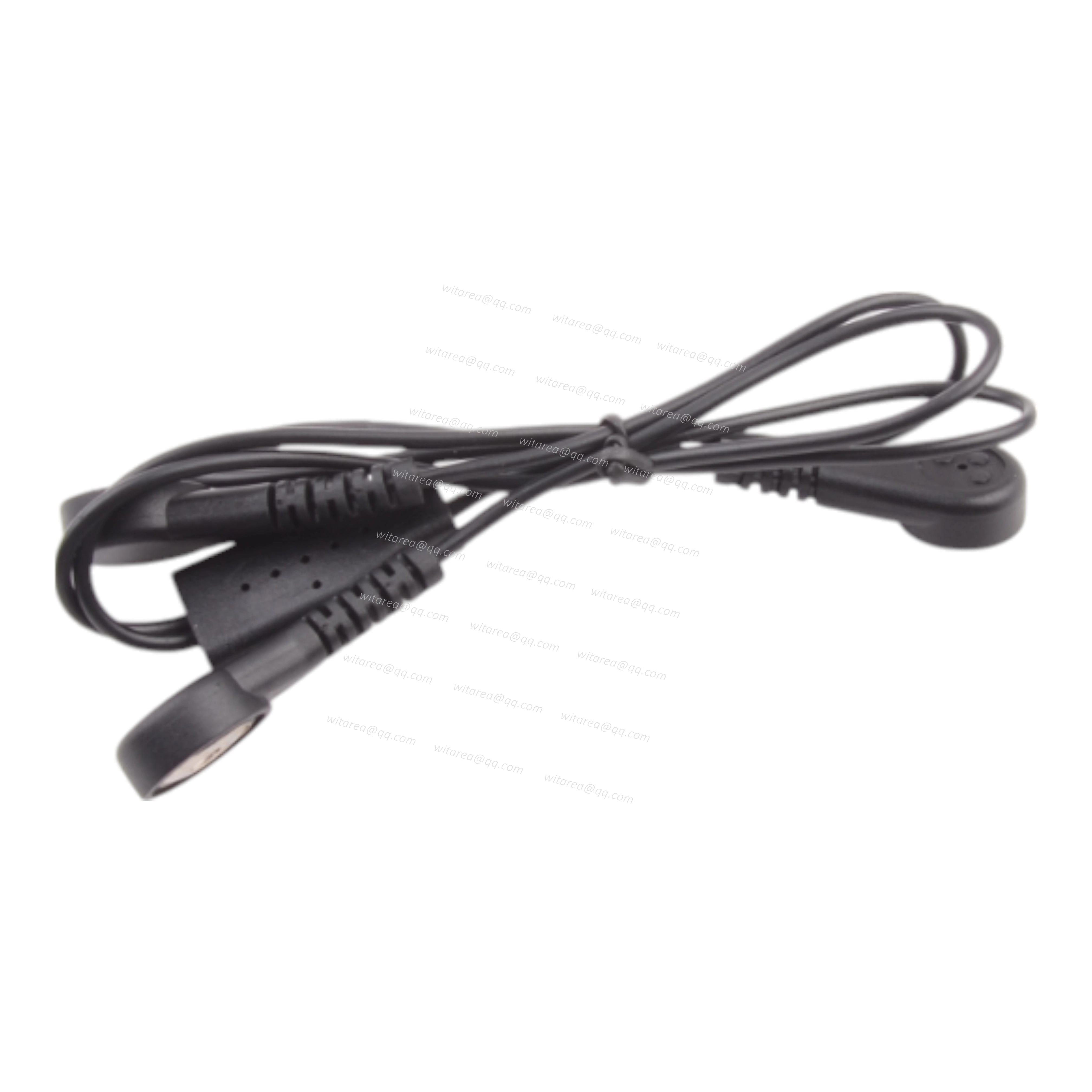 Electrode Snap male to dual Electrode Snap female cable