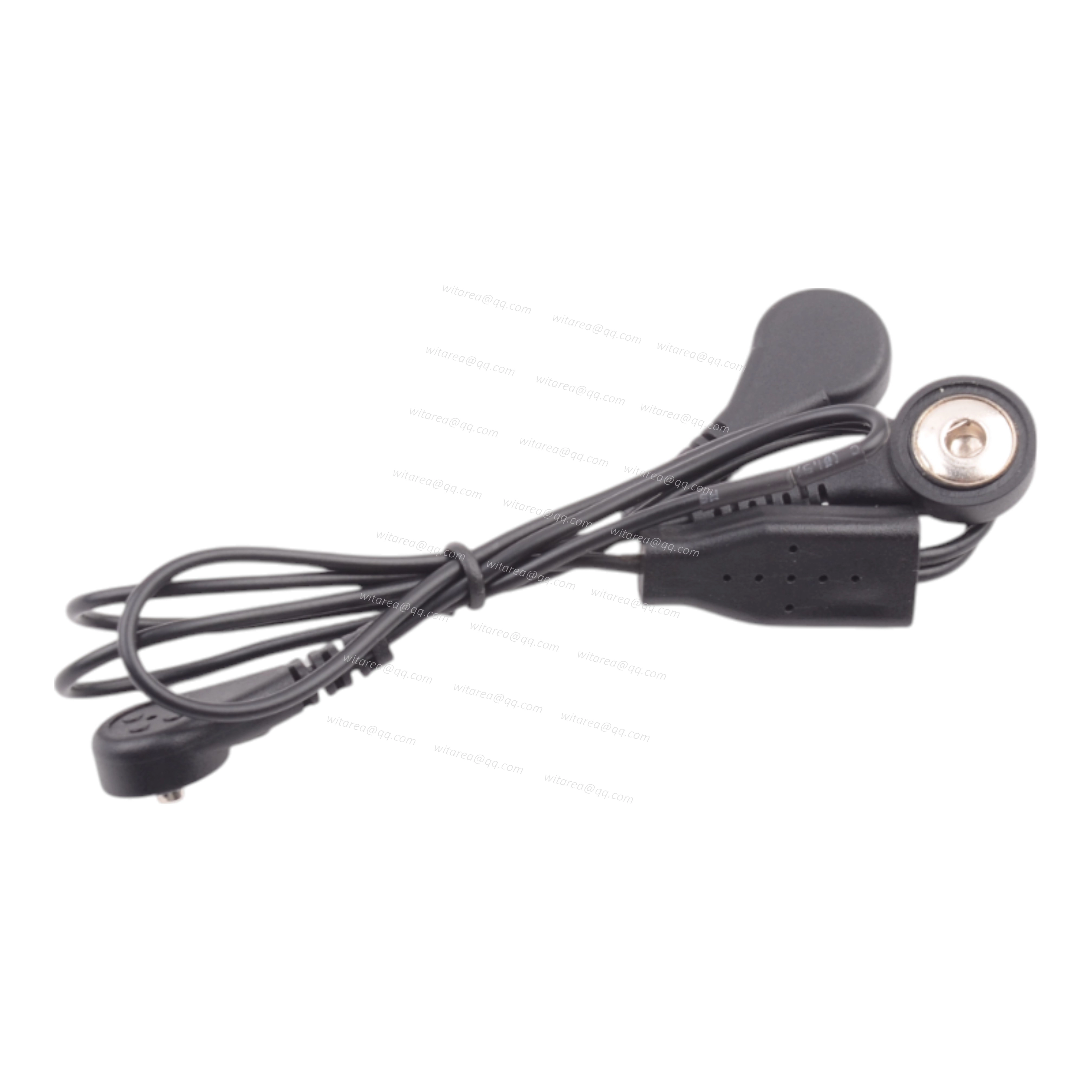 Electrode Snap male to dual Electrode Snap female cable
