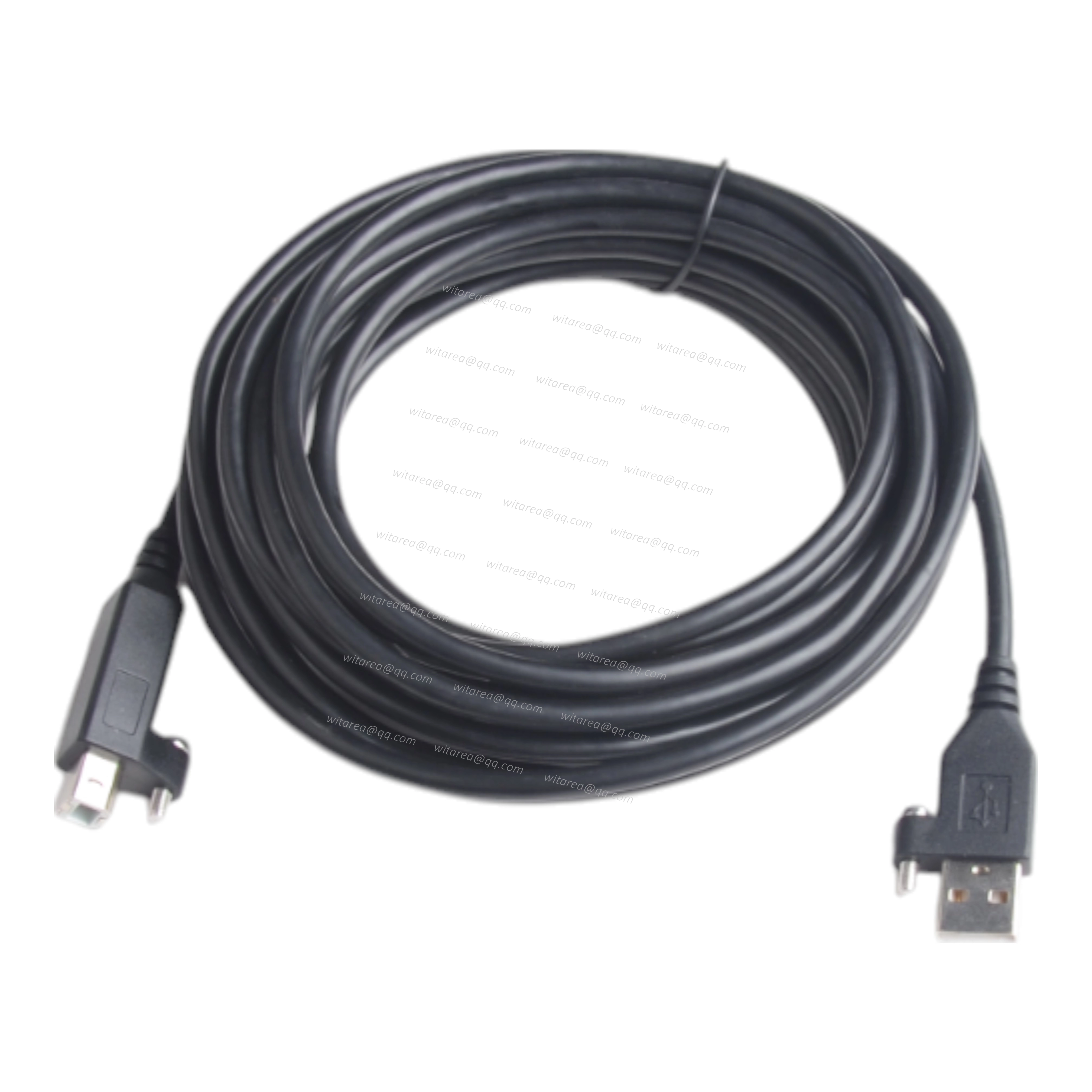 Single Screw Locked USB AM To USB BM Cable