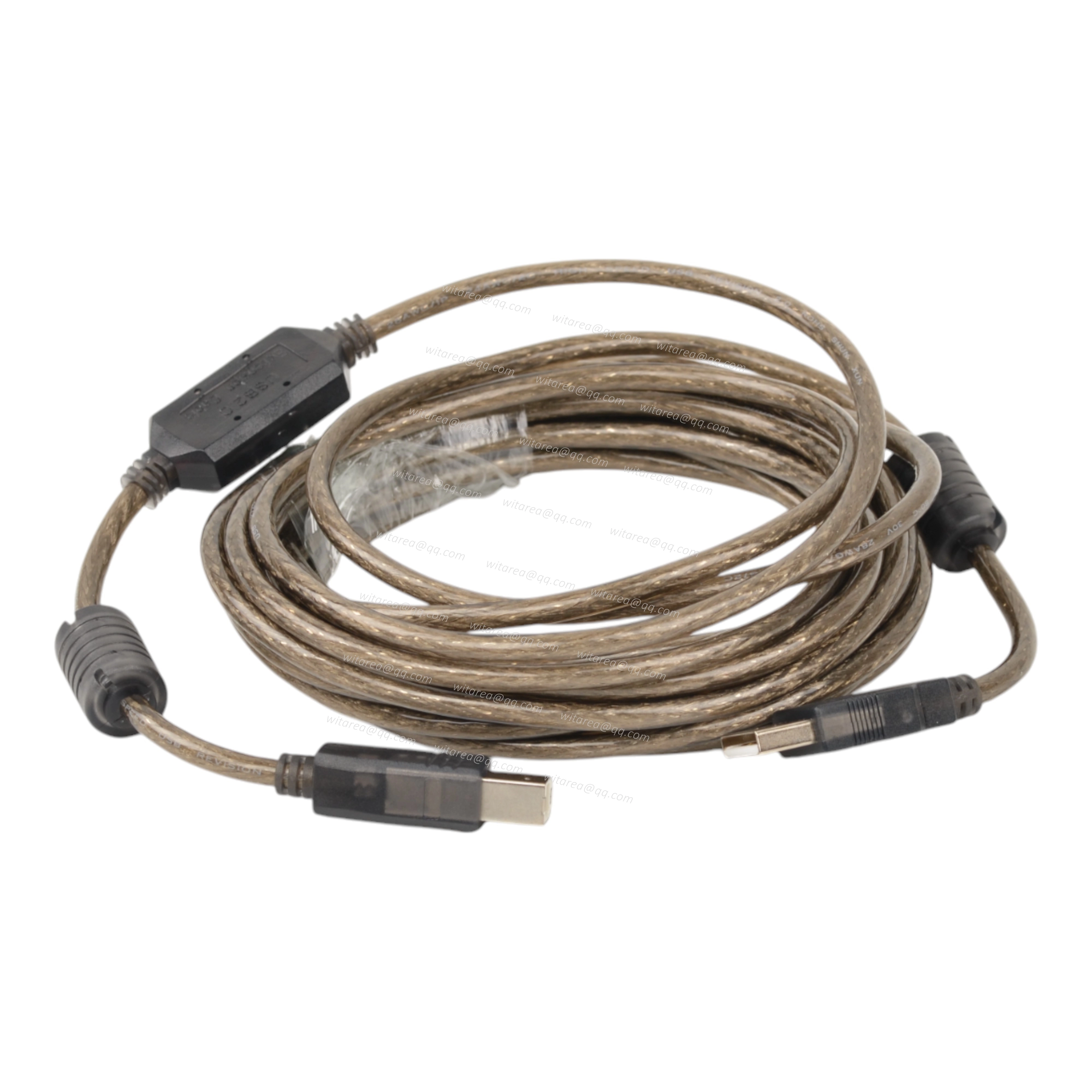 Active USB 2.0 Extension Cables with repeater and ferrite beads for printer