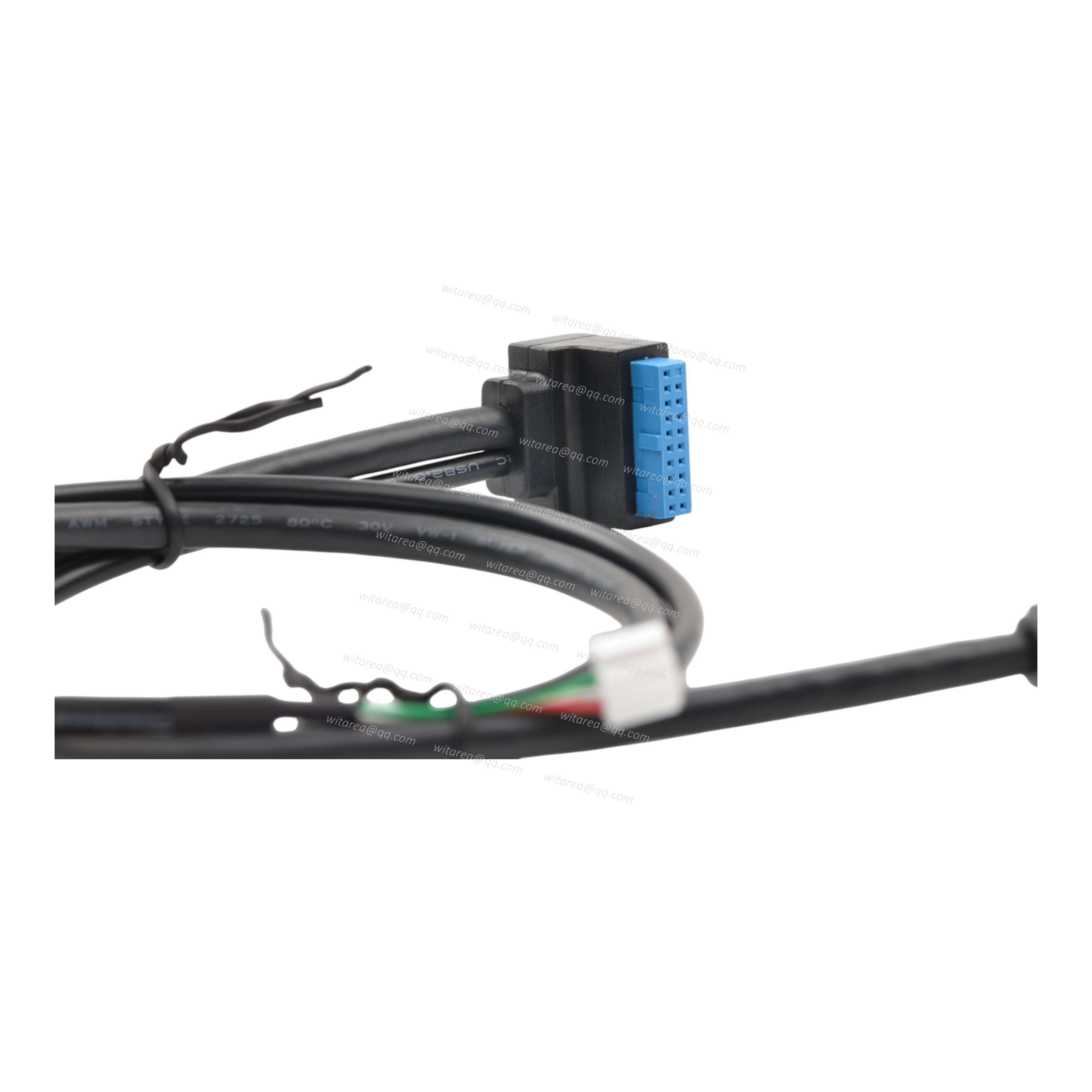 Up/Down Angled USB 3.0 A Female To 20 Pin Motherboard Header Cable with JST Connector