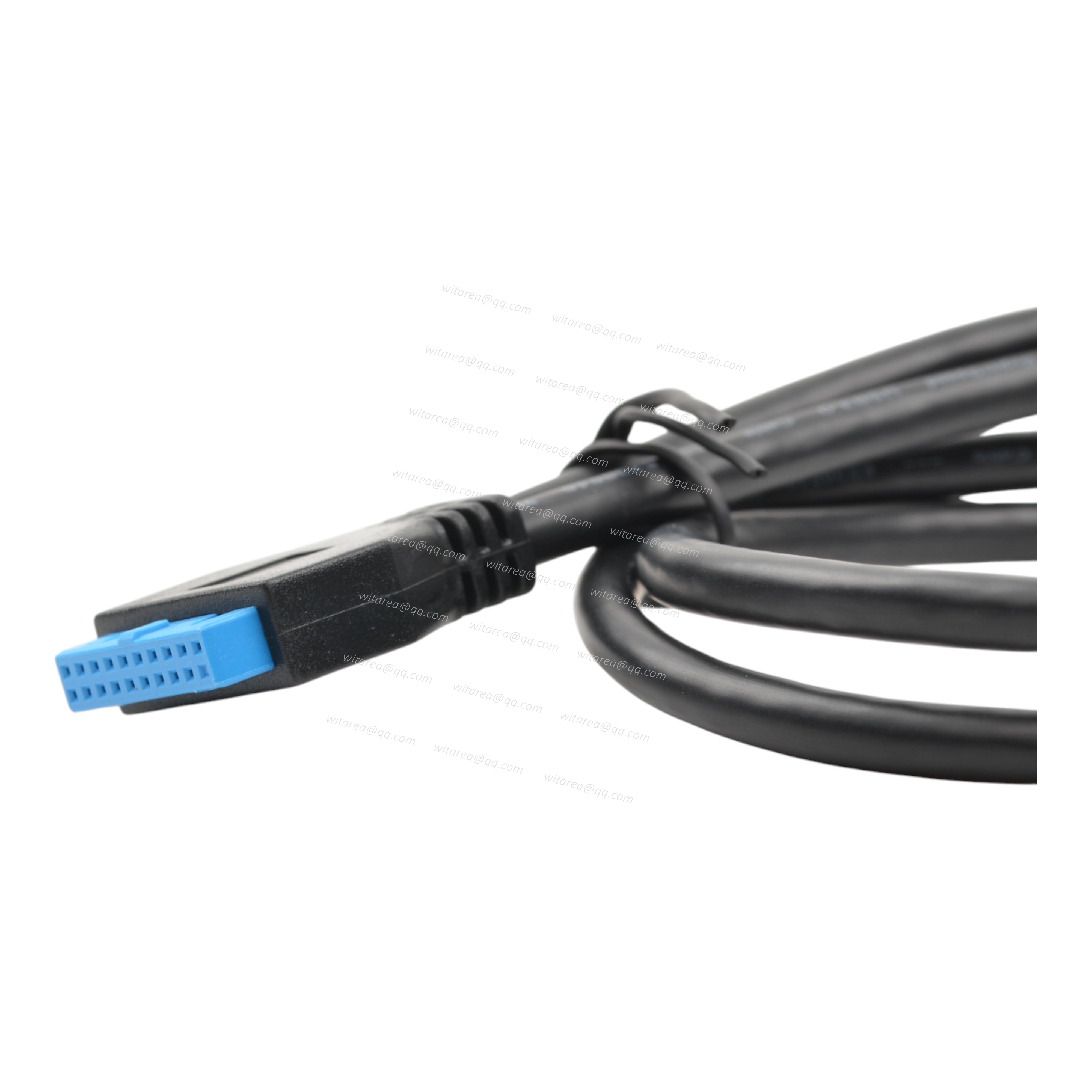 Panel Mount Dual Ports USB 3.0 A Female To 20 Pin Motherboard Header Cable