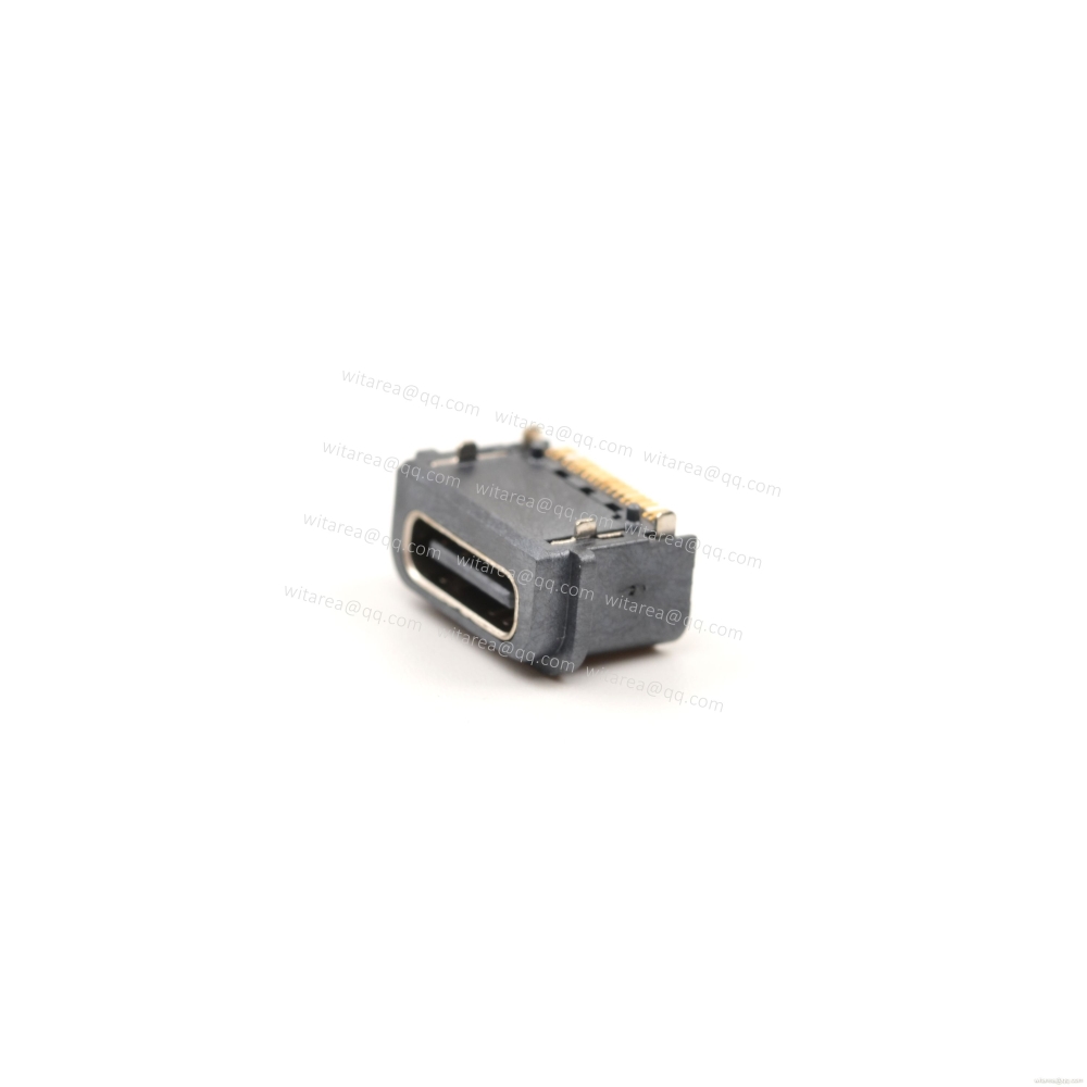 USB2.0 TYPE C 16P SMT waterproof receptacle  CH=3.18mm,L=7.9mm
