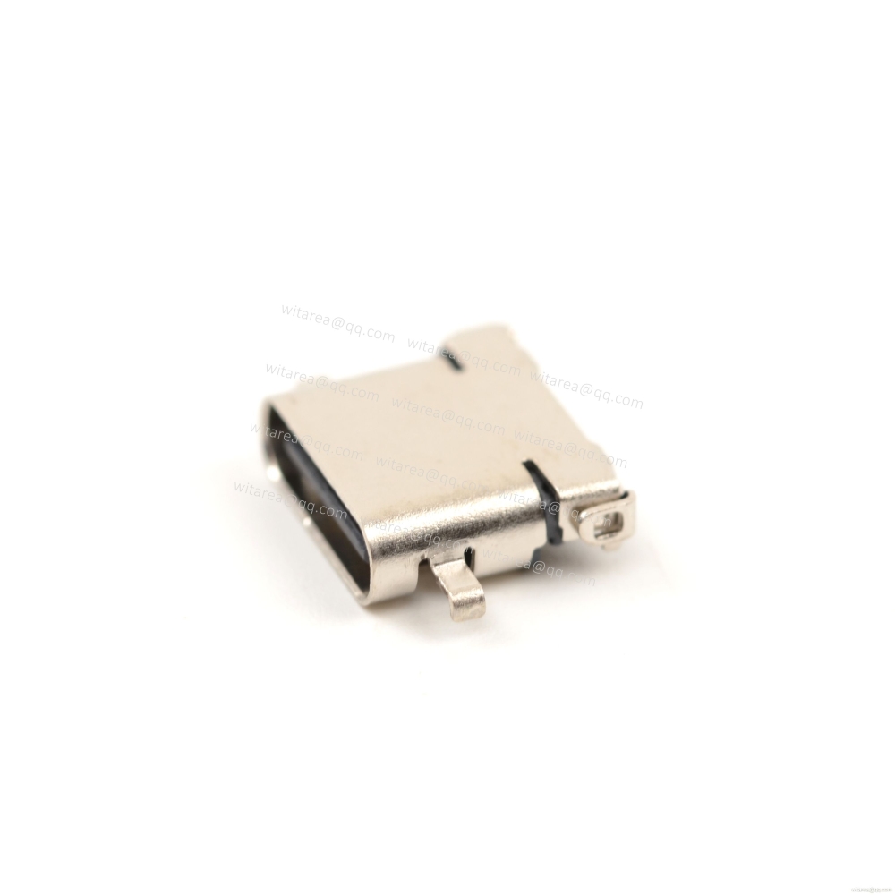USB3.1 TYPE C 24P MID-MOUNT DIP+SMT RECEPTACLE,CH=0.32MM,L=8.65MM