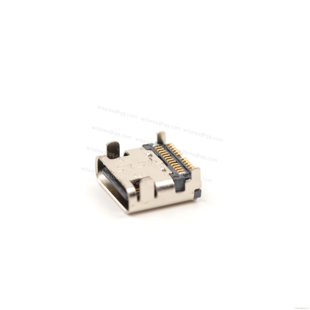 USB3.1 TYPE C 24P top-mount dual-row SMT receptacle, molex type,CH=1.68mm,L=7.9mm