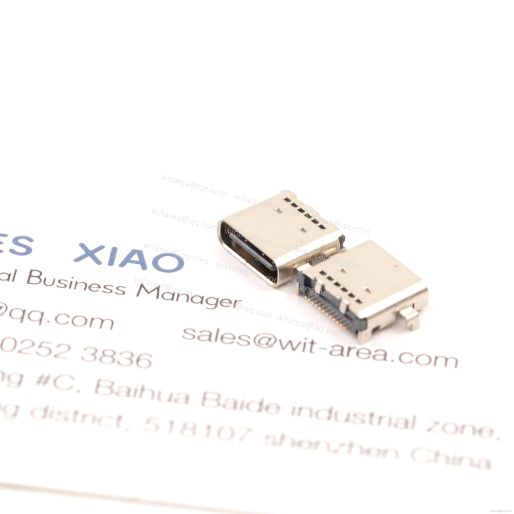USB3.1 TYPE C 24P DUAL-ROW SMT receptacle,CH=0.78mm,L=7.9mm