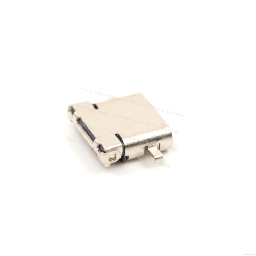 USB3.1 TYPE C 24P MID-MOUNT DIP+SMT RECEPTACLE,CH=0.32MM,L=8.65MM